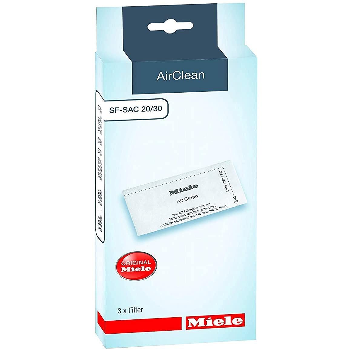 Miele Air Clean Filters 2 pack bundle (6 filters)  - Very Good