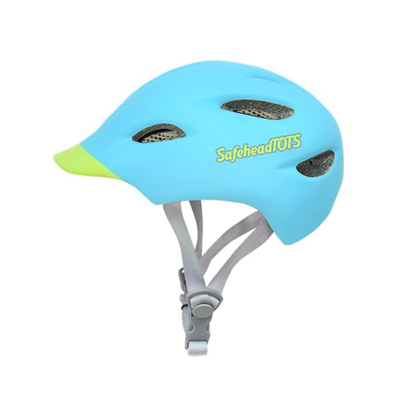 SafeheadTOTS : Adjustable Toddler Bike Helmet, XS Ages 2-4 Years, for Boys and Girls, with Built in Visor and Removable, Washable Inner Lining, Perfect for Cycling, Scooters, and Skateboards  - Very Good