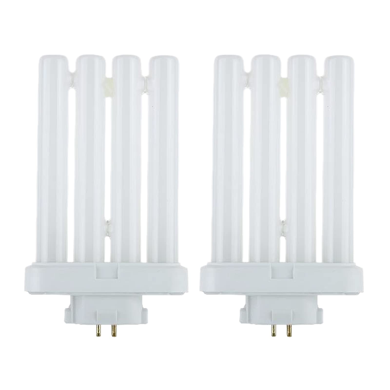 Dysmio Compact Fluorescent 27W Quad Tube, 6500K Daylight Light FML Light Bulbs with GX10Q-4 Base � 2 Pack  - Very Good