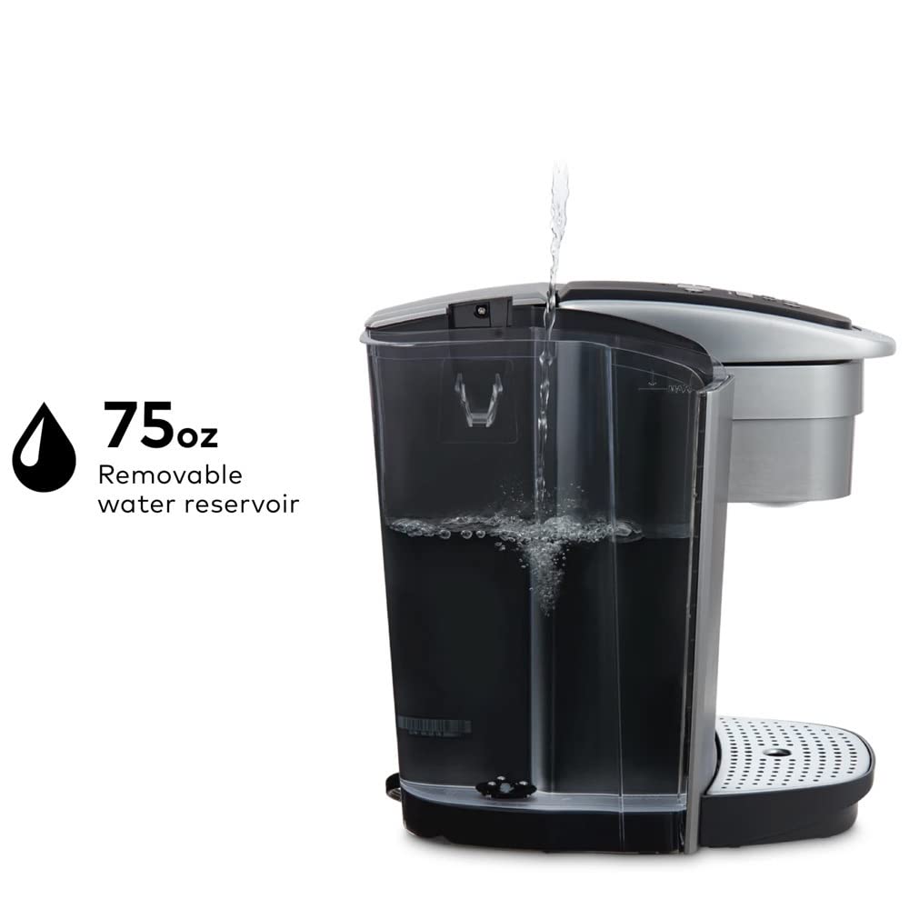 Keurig K-Elite Single Serve K-Cup Pod Programmable Coffeemaker (Brushed Silver)  - Acceptable