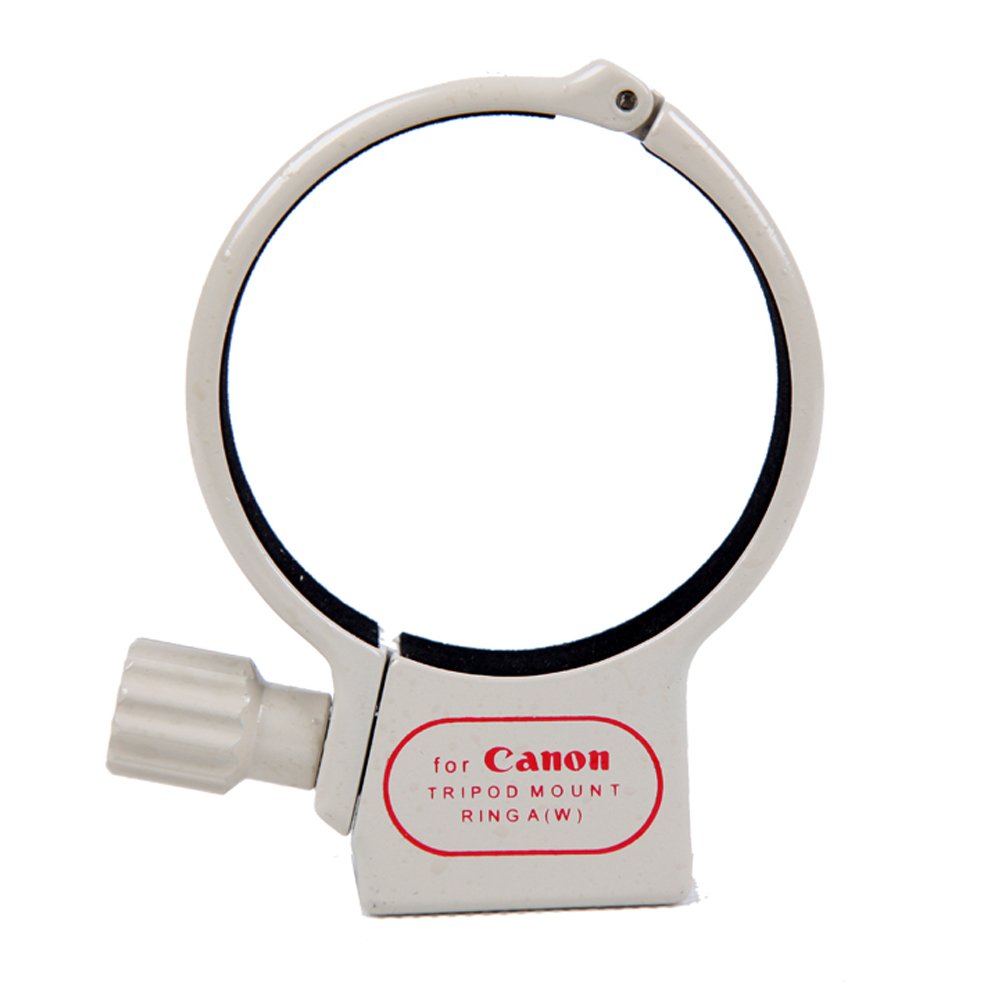 Micnova MQ-TMR01 Tripod Mount Ring for the Canon EF 70-200mm f/4L USM, EF 300mm f/4L USM & EF 400mm f/5.6L USM - (White)  - Like New