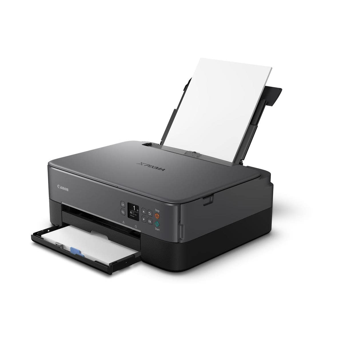 Canon TS5320 All in One Wireless Printer, Scanner, Copier with AirPrint, Black, Amazon Dash Replenishment Ready  - Acceptable