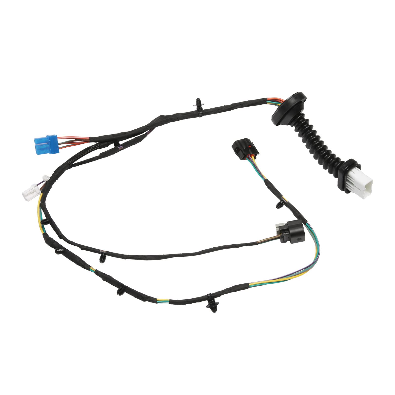 Replacement Rear Door Wiring Harness - Compatible with Dodge Vehicles 2004-2010 - Ram 1500, 2500, 3500, 4500, 5500 - Replaces 56051694AA, 56051931AA, 56051931AB, 645-506 - Door Harness with Connectors  - Very Good