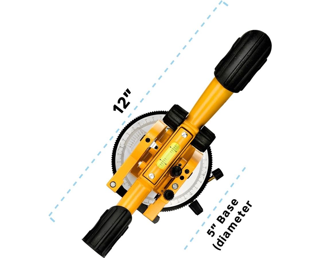 AdirPro Automatic Optical Level 22X - High Presicion Transit Level with Aircraft Grade Aluminum Telescope & Dust Protected Eyepeice - Premium Building Transit Level  - Very Good