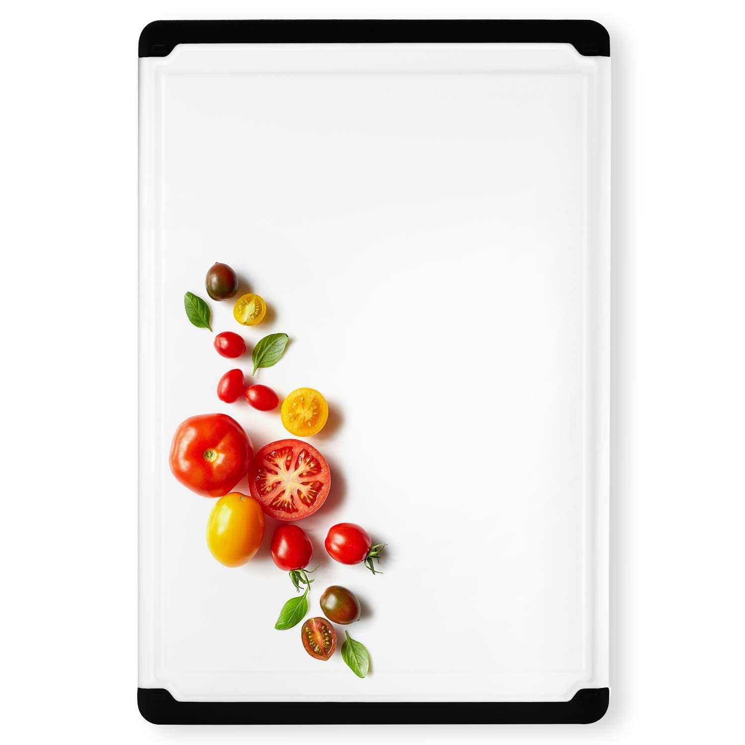 Kitchen Plastic Cutting Board - Dishwasher Safe Non-Slip Cutting Boards with Juice Grooves, Easy Grip Handles - Large and Thick Chopping Board  - Very Good