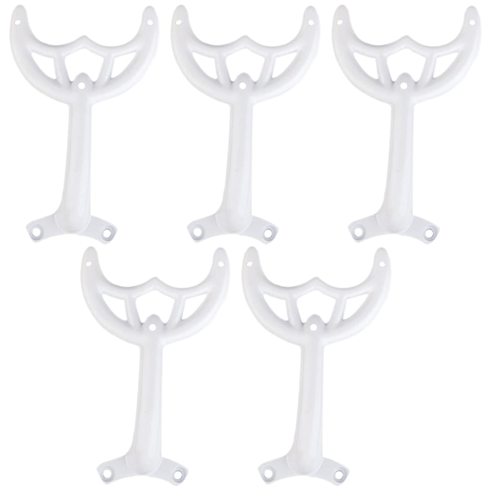 Dysmio 42-Inch White Replacement Ceiling Fan Blade Arms with Mounting Hardware 5-Pack  - Very Good