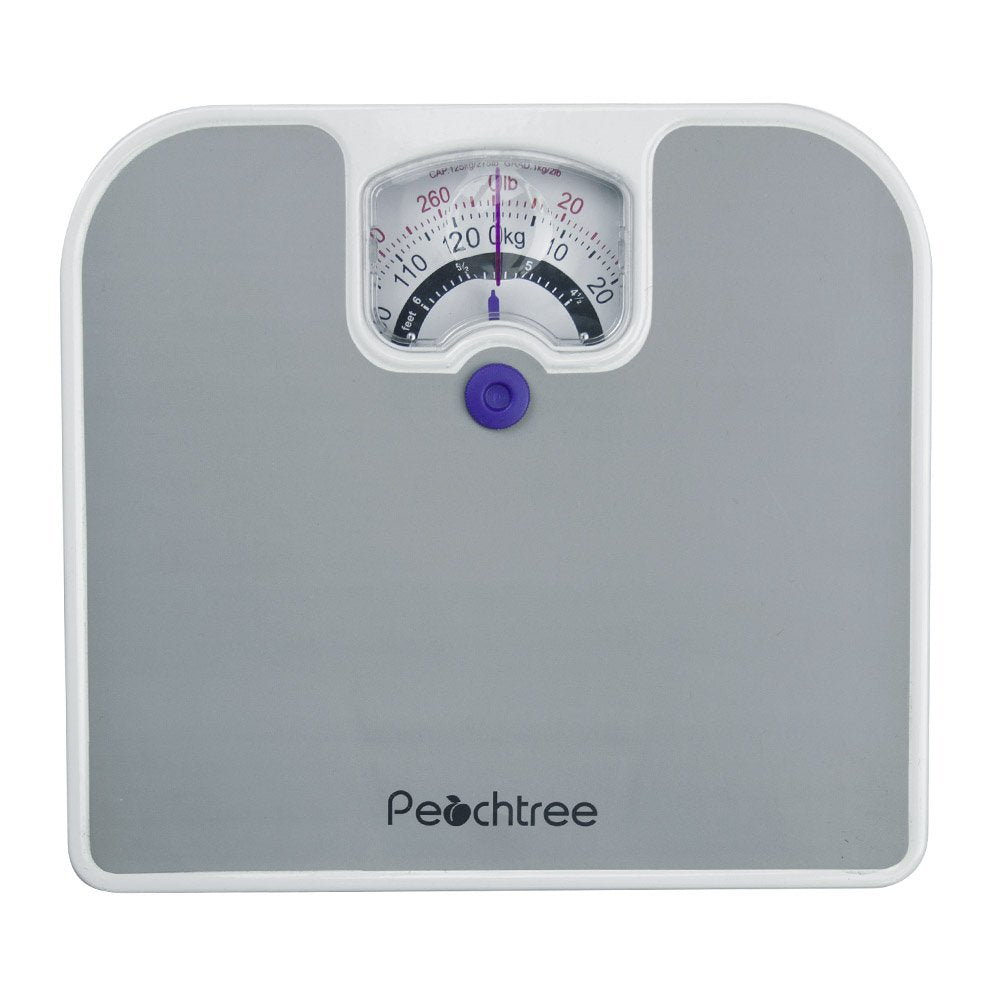 Peachtree MB-125 Mechanical Bathroom Scale, 275-Pound Capacity, Grey  - Like New