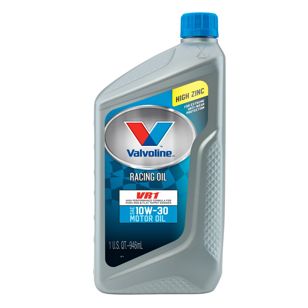 Valvoline VV205 VR1 Racing Formula SAE 10W-30 Turbo Approved Motor Oil - 1 Quart Bottle (Case of 12)  - Like New