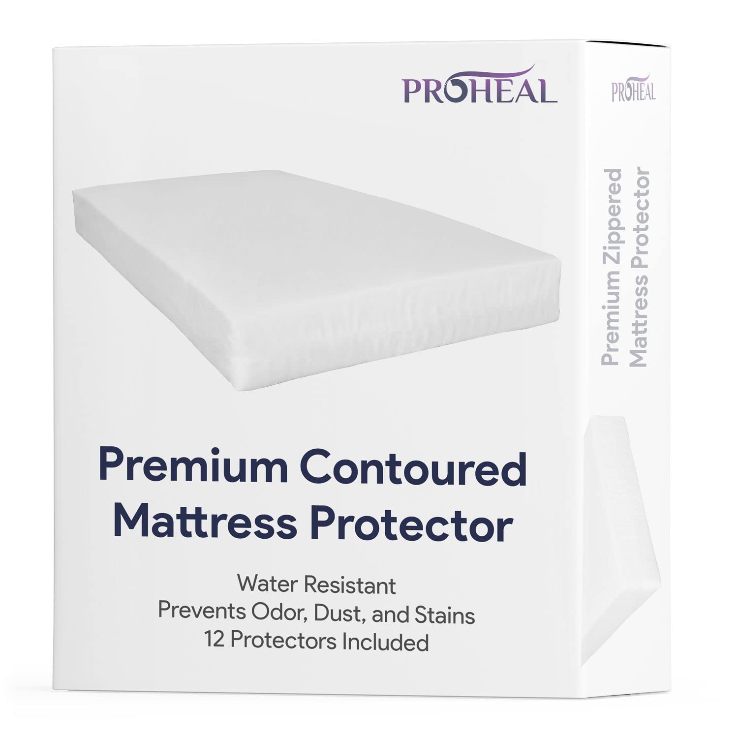 Hospital Bed Mattress Protector - 36" x 80" x 6" - Water Resistant Cover - Protect Bed from Odor, Dust, and Stains - Mattress Cover - 12 Pieces  - Like New