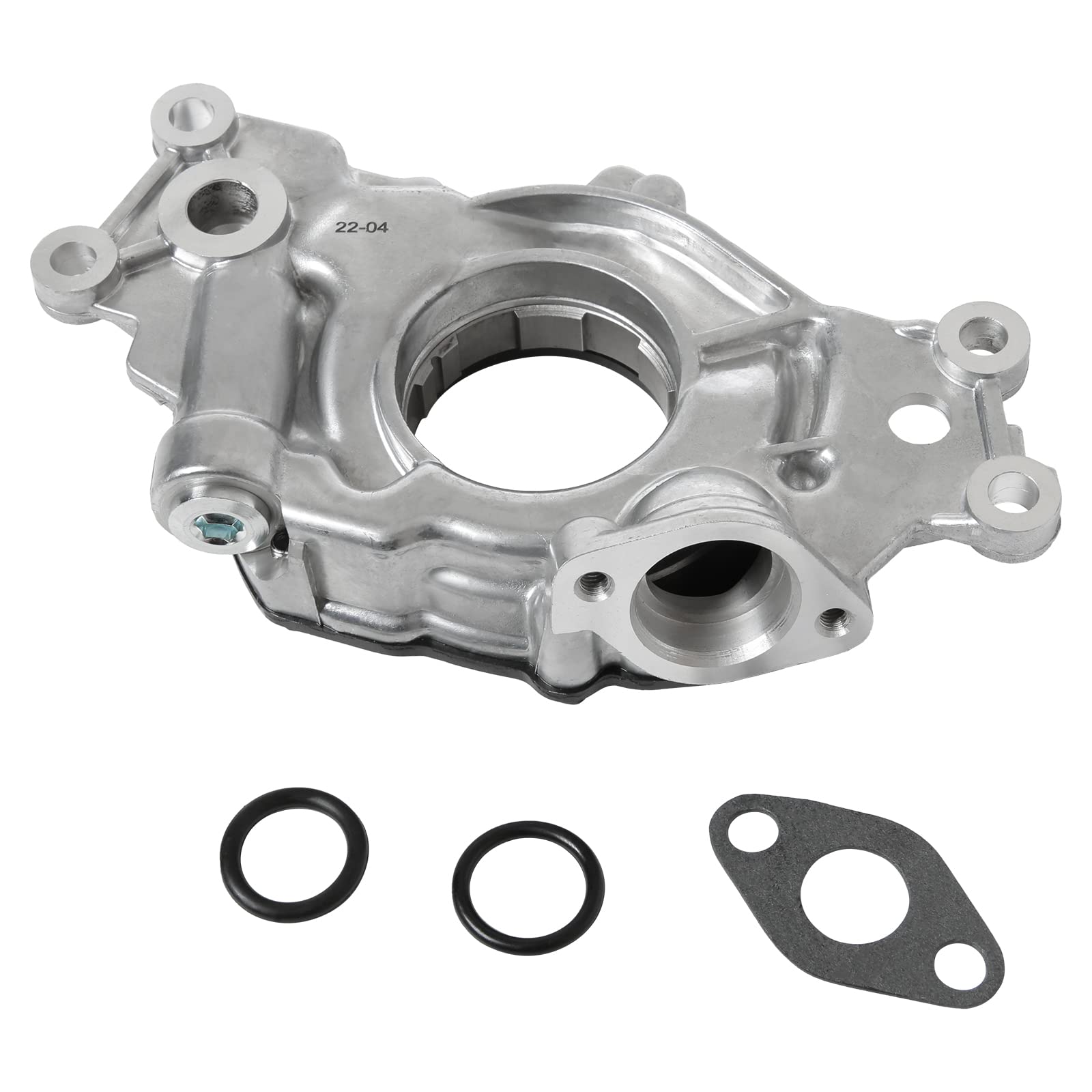 Replacement High Volume Oil Pump - Compatible with Buick, Cadillac, Chevy, GMC, Hummer, Isuzu, Pontiac, Saab - 4.8L, 5.3L, 5.7L, 6.0L, 6.2L - Replaces M295HV, 12696357 - High Pressure Wet Sump  - Very Good