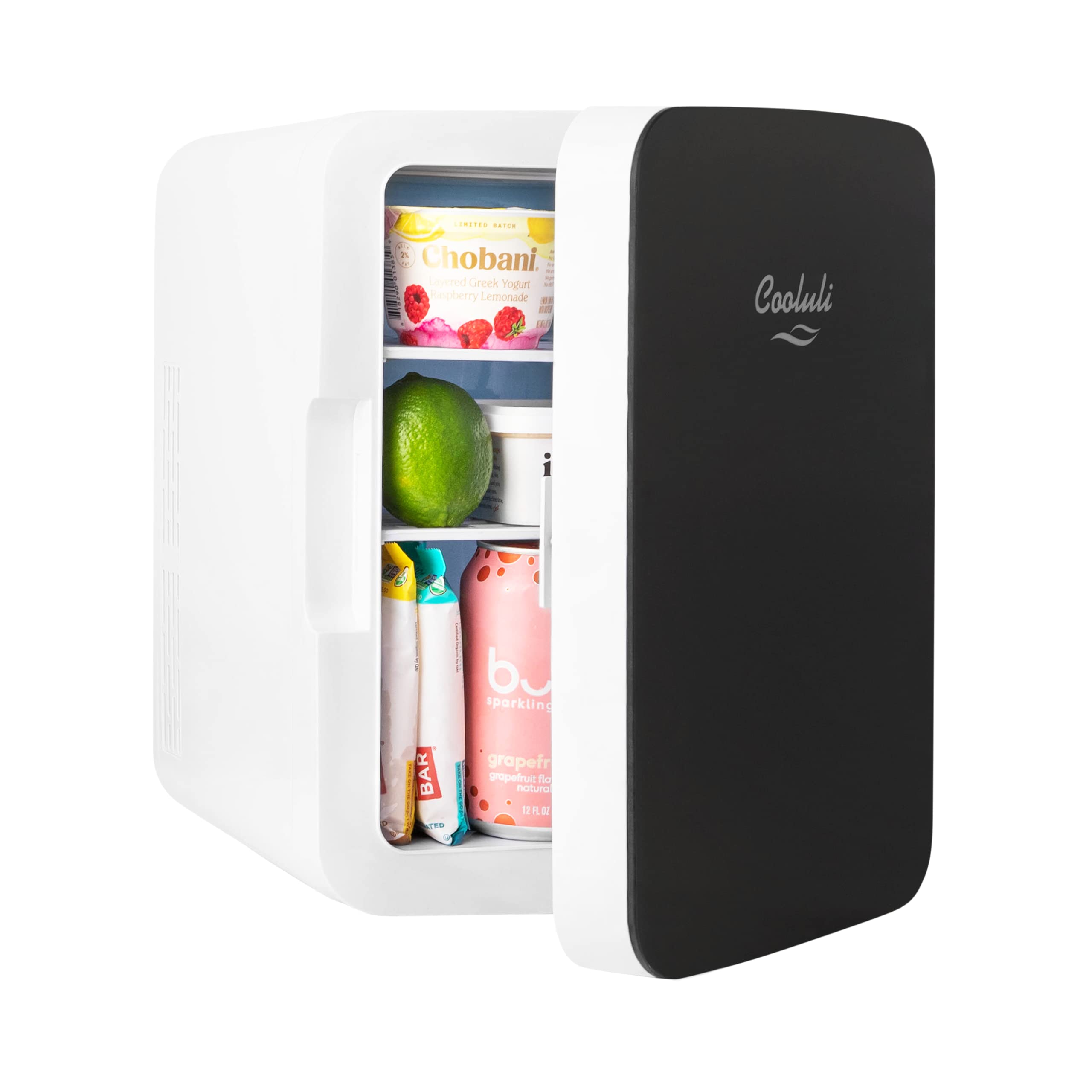 Cooluli Mini Fridge for Bedroom - Car, Office Desk & College Dorm Room - 12v Portable Cooler & Warmer for Food, Drinks, Skincare, Beauty & Makeup - AC/DC Small Refrigerator  - Like New