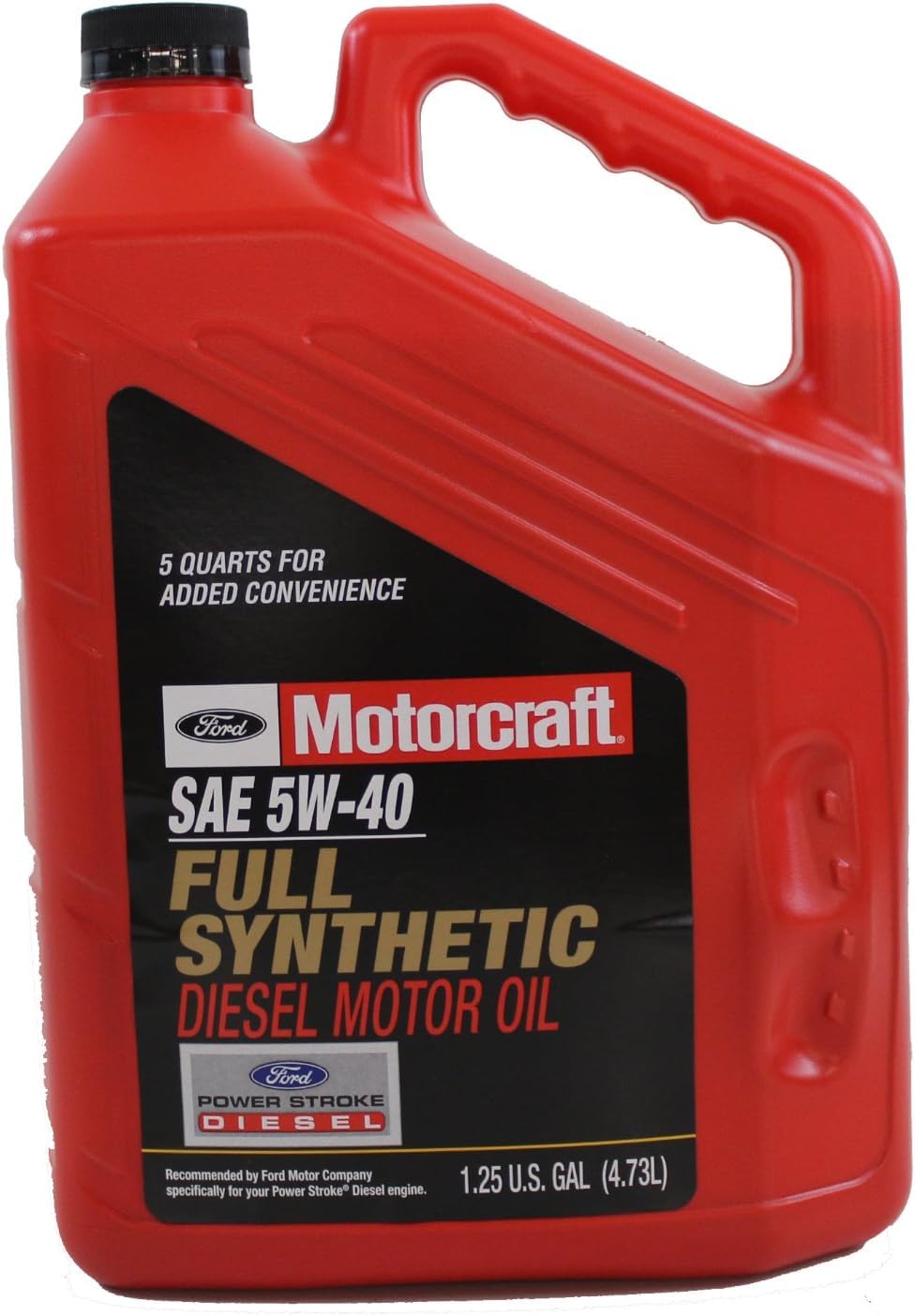 Ford Genuine Fluid XO-5W40-5QSD SAE 5W-40 Full Synthetic Diesel Motor Oil - 1.25 U.S. Gal CASE OF 3  - Like New