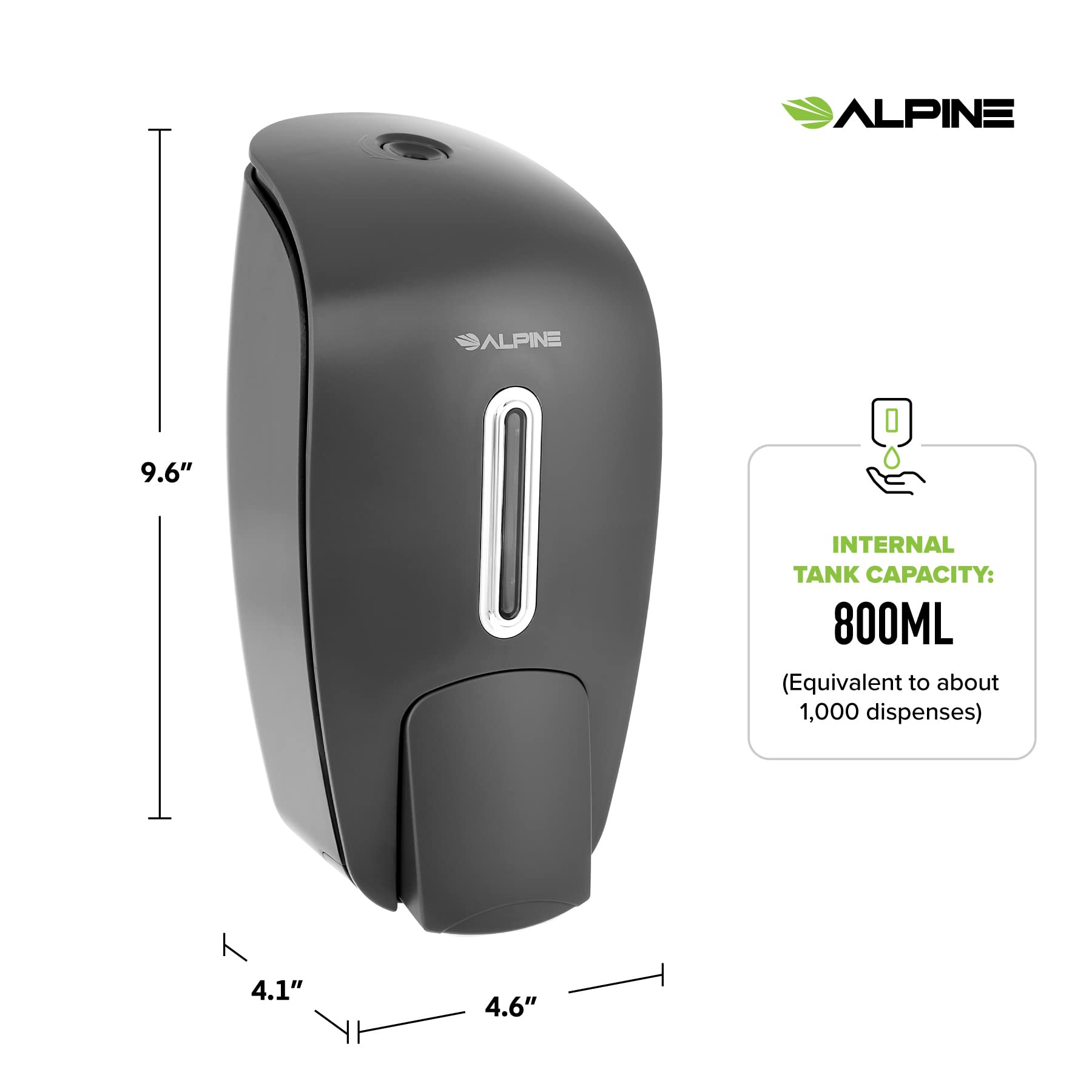 Alpine Industries Hand Sanitizer Dispenser - Variation  - Acceptable