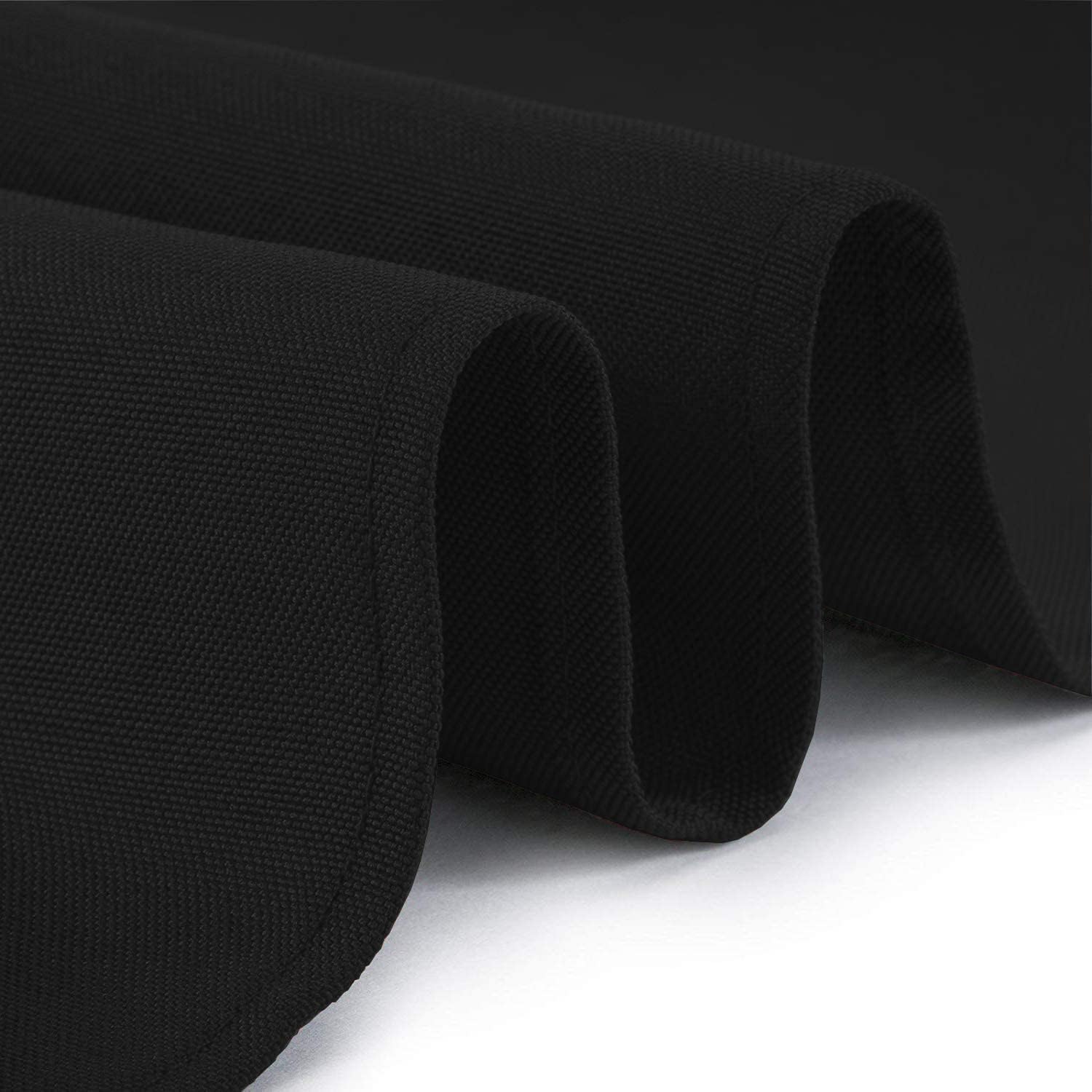 [2 Pack] 60" Round Premium Tablecloths for Wedding | Banquet | Restaurant | Washable Fabric Table Cloth  - Very Good