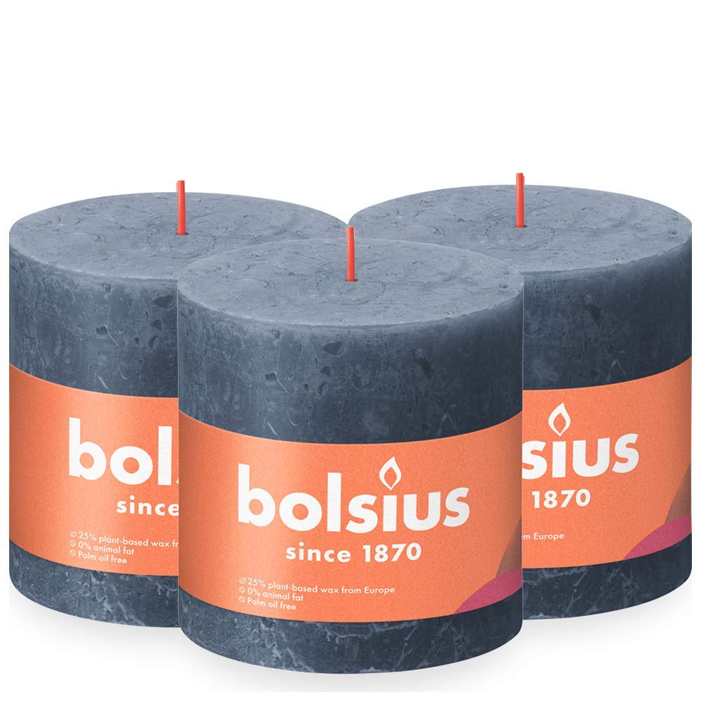 Bolsius Rustic Pillar Candle  - Like New