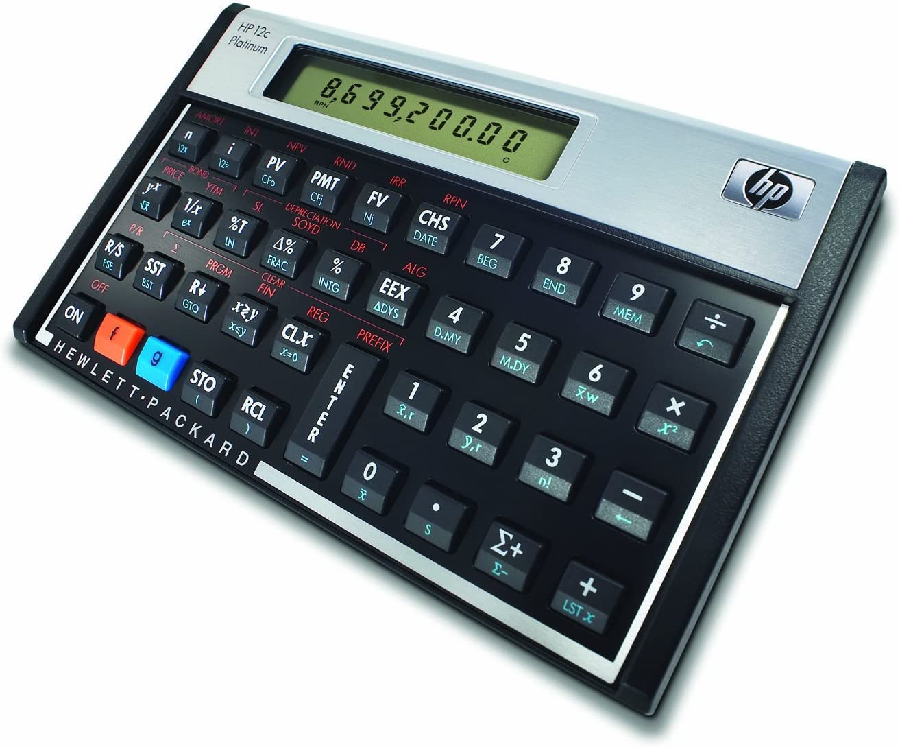HP 12c Platinum Financial Calculator, 10-Digit LCD