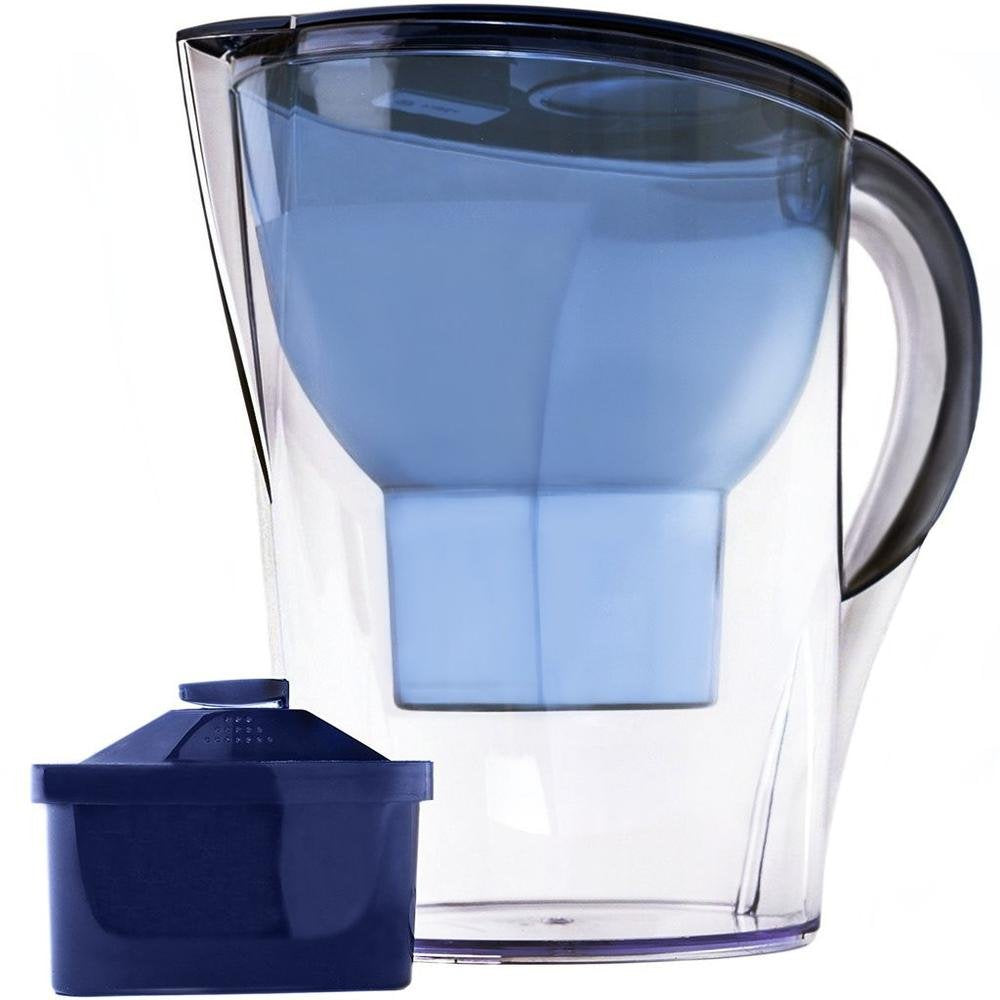 Lake Industries Alkaline Water Pitcher - 3.5 Liters, Free Filter Included, 7 Stage Filteration System to Purify and Increase PH Levels  - Like New