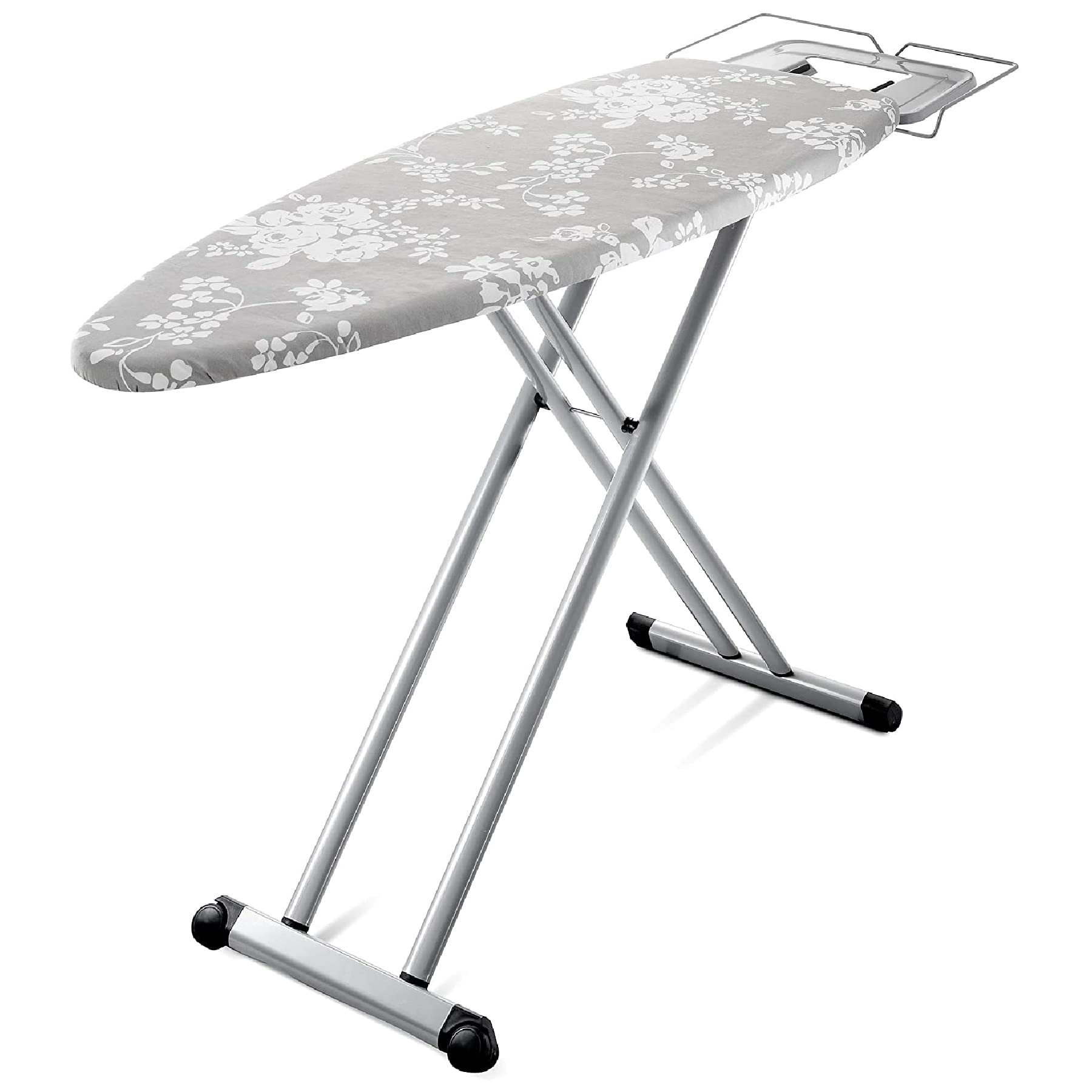 Bartnelli Pro Luxury Ironing Board - Extreme Stability | Made in Europe | Steam Iron Rest | Adjustable Height | Foldable | European Made Gray  - Acceptable