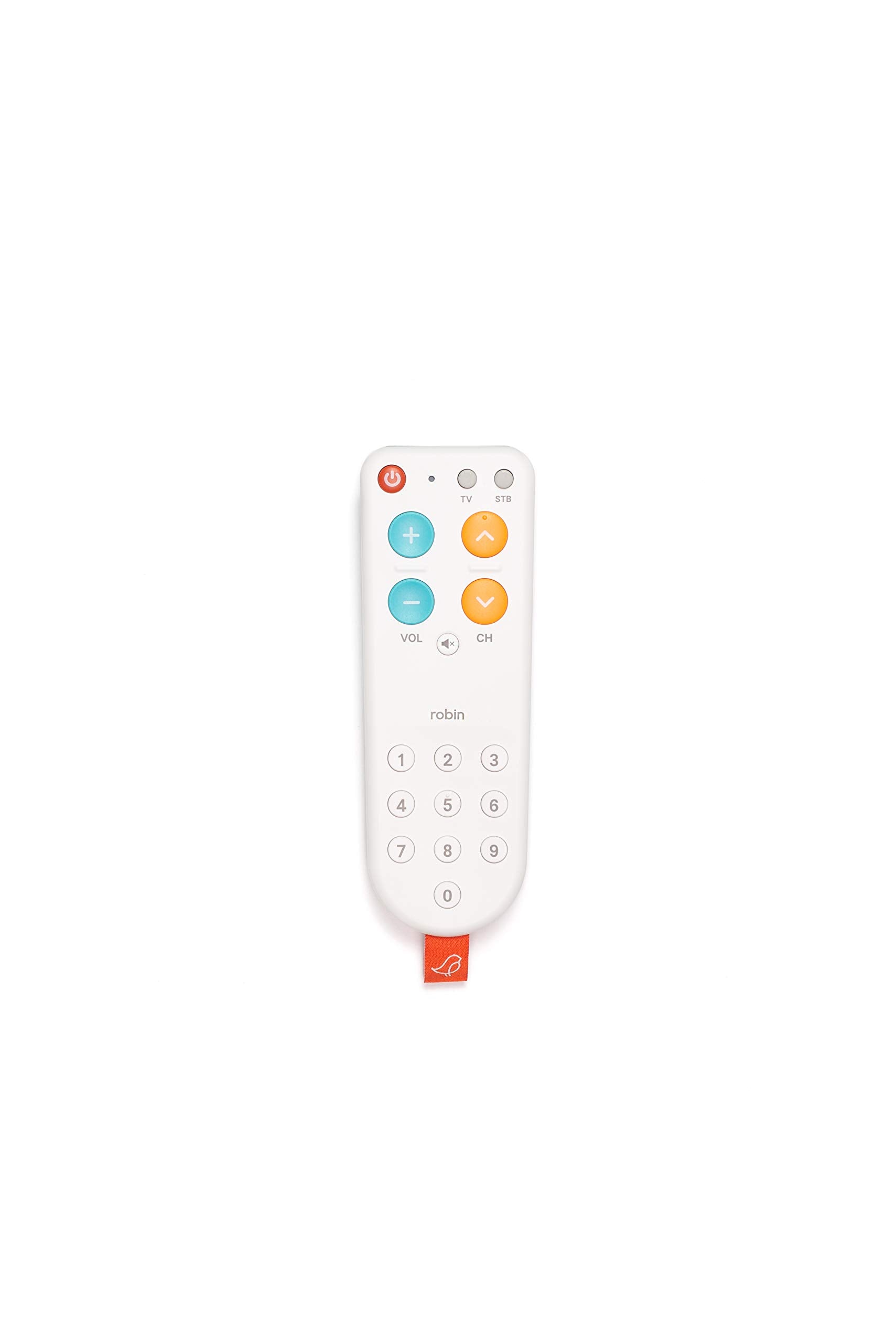 Robin Remote - Big Button Remote for Seniors - Universal, Automatic Set-Up, Easy Use, Ideal for Elder Care, Works with IR TVs, Cable & Satellite  - Like New