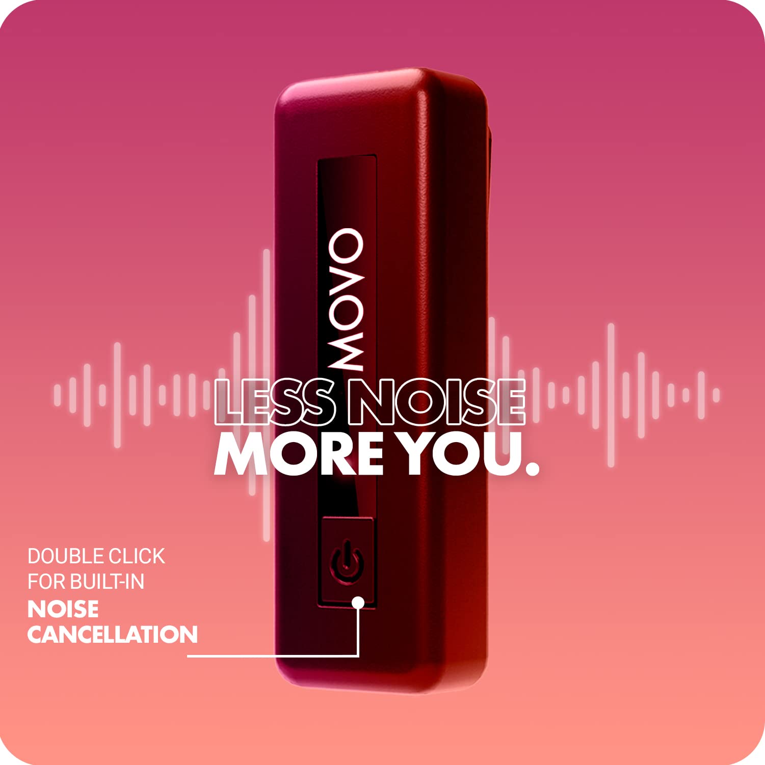 Movo Wireless Mini DI Duo Wireless Microphone for iPhone - iPhone Microphone for Video Recording with Clip on Lavalier Microphone for iPhone 10 HR Battery 164FT Range, Wireless Mic for iPhone  - Good