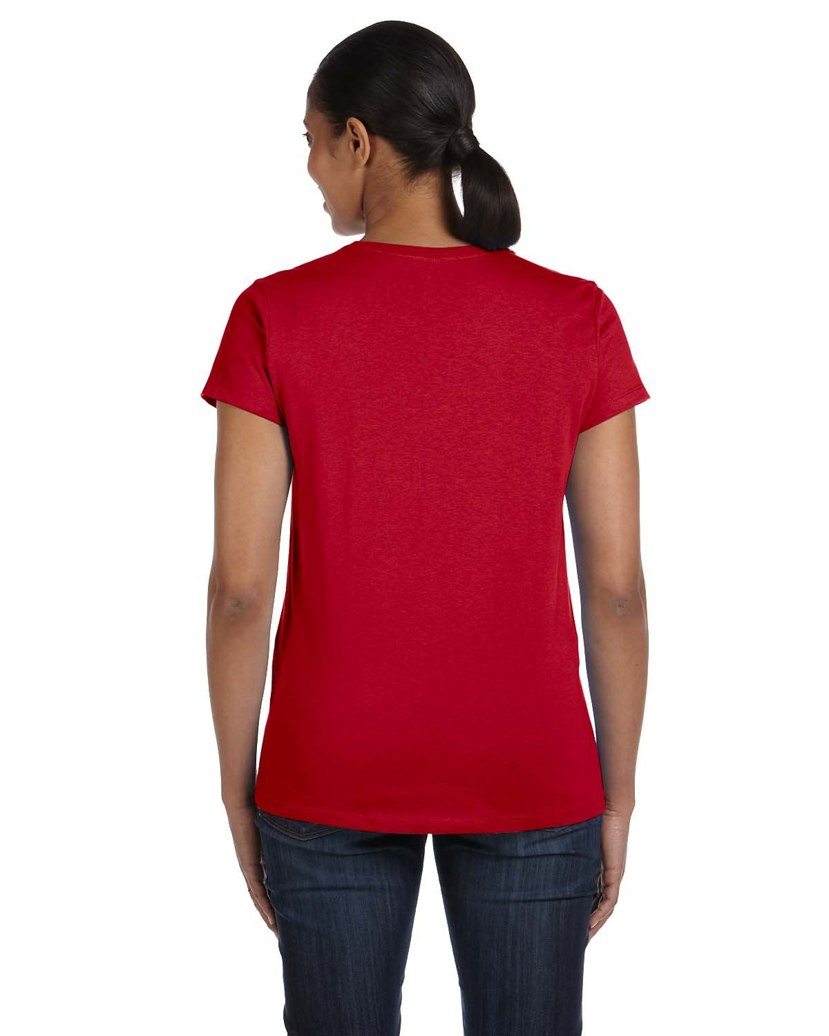 Hanes ComfortSoft Women`s Relaxed Fit Jersey Crewneck T-Shirt