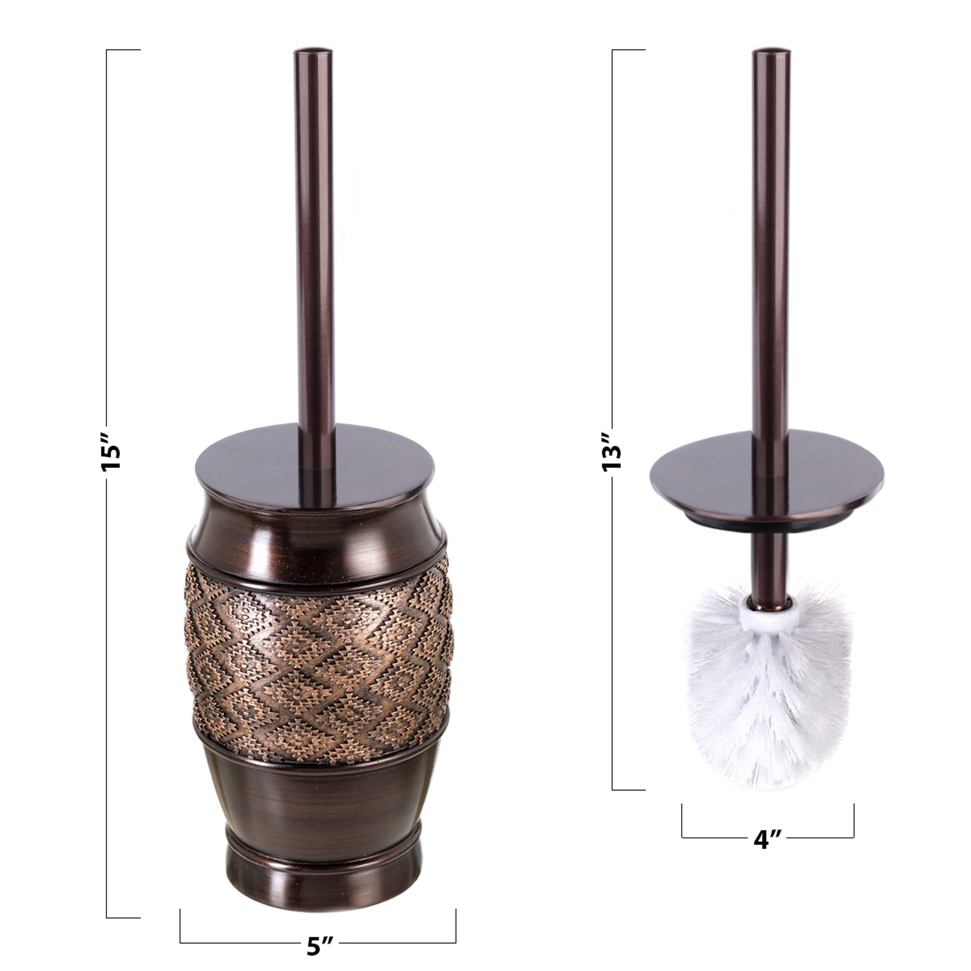 Brown Toilet Brushes  - Like New