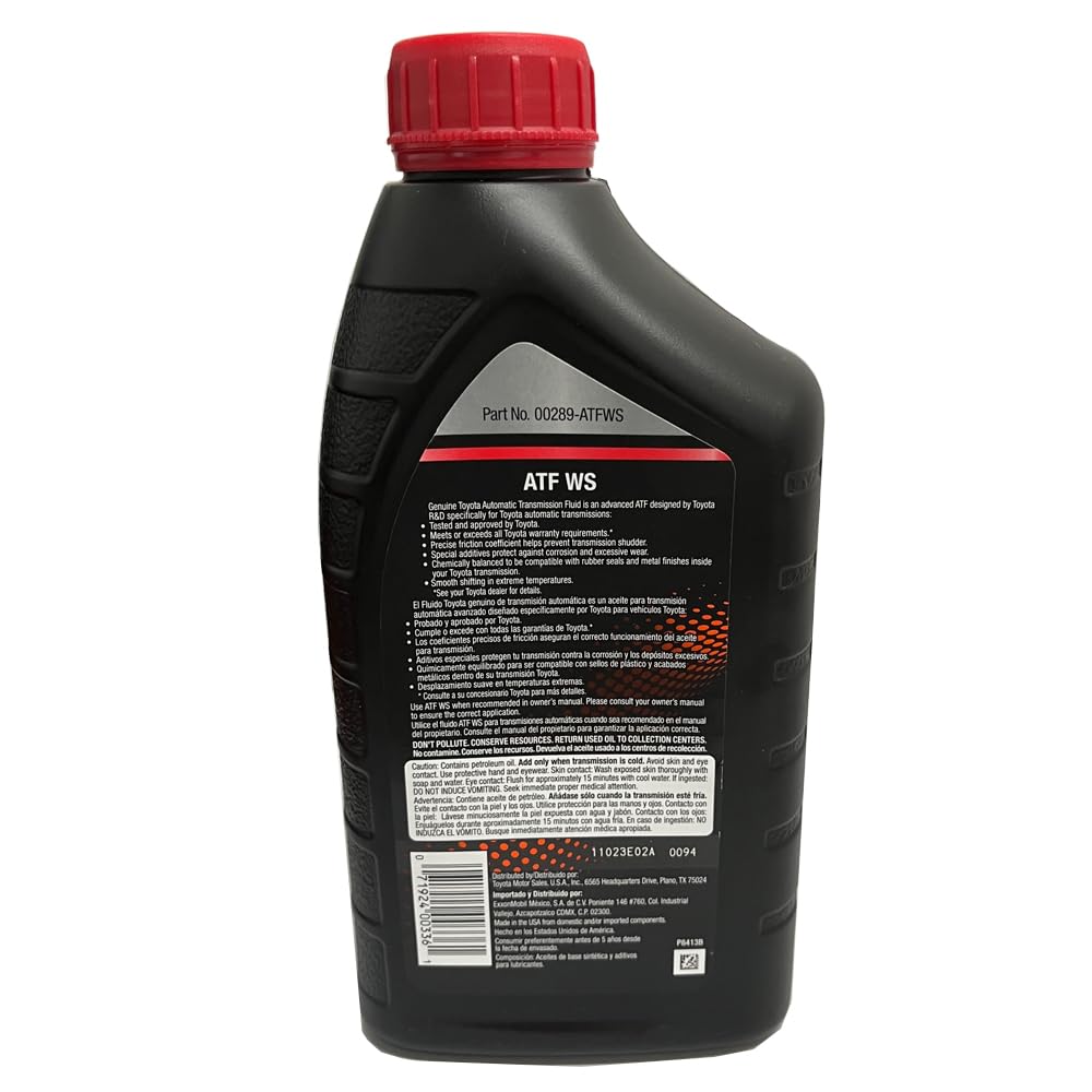 Genuine Toyota Atf Automatic Transmission Oil Fluid Atfws Lexus Scion X 7Qt