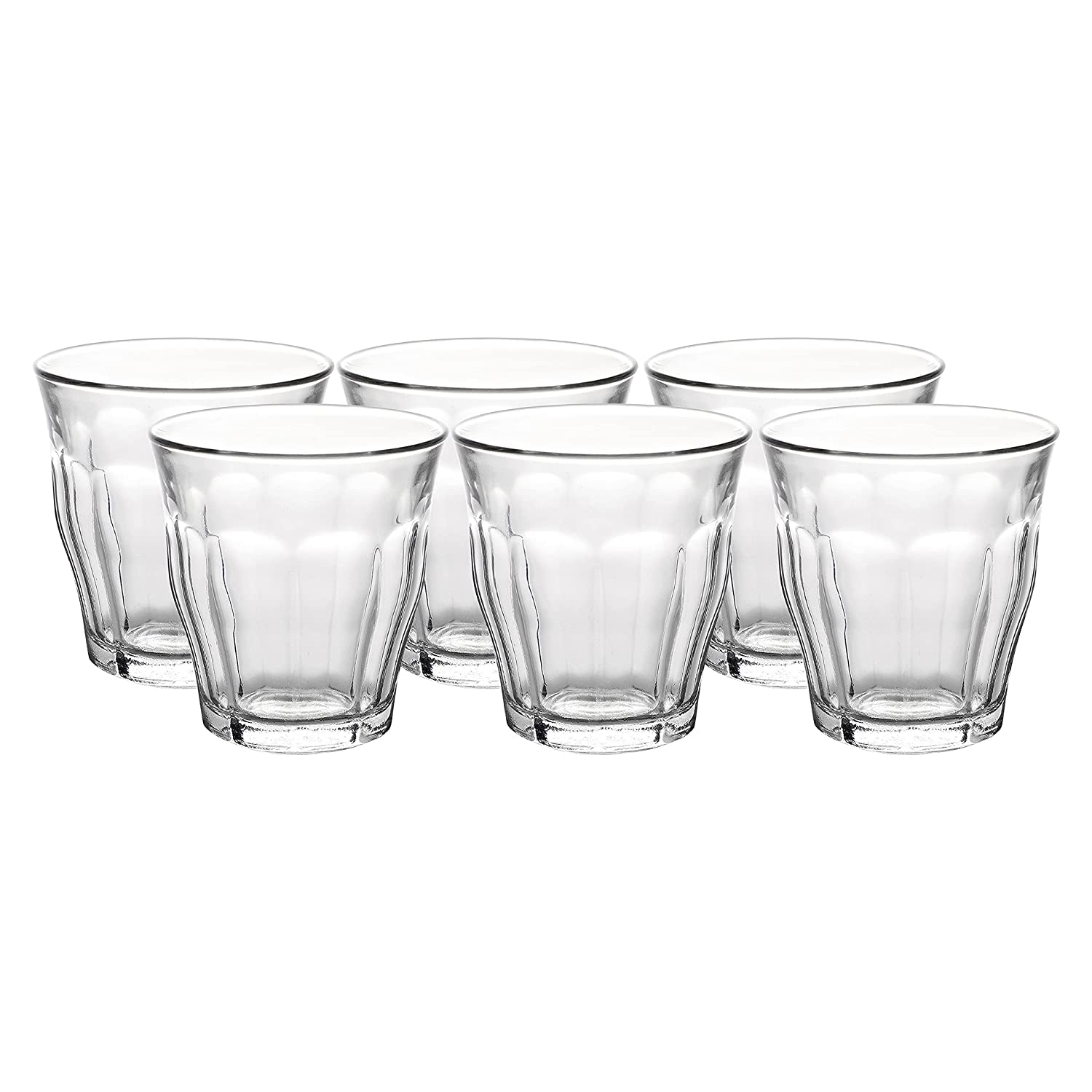 Duralex 13cl Picardie Tumbler Drinking Glasses  - Like New