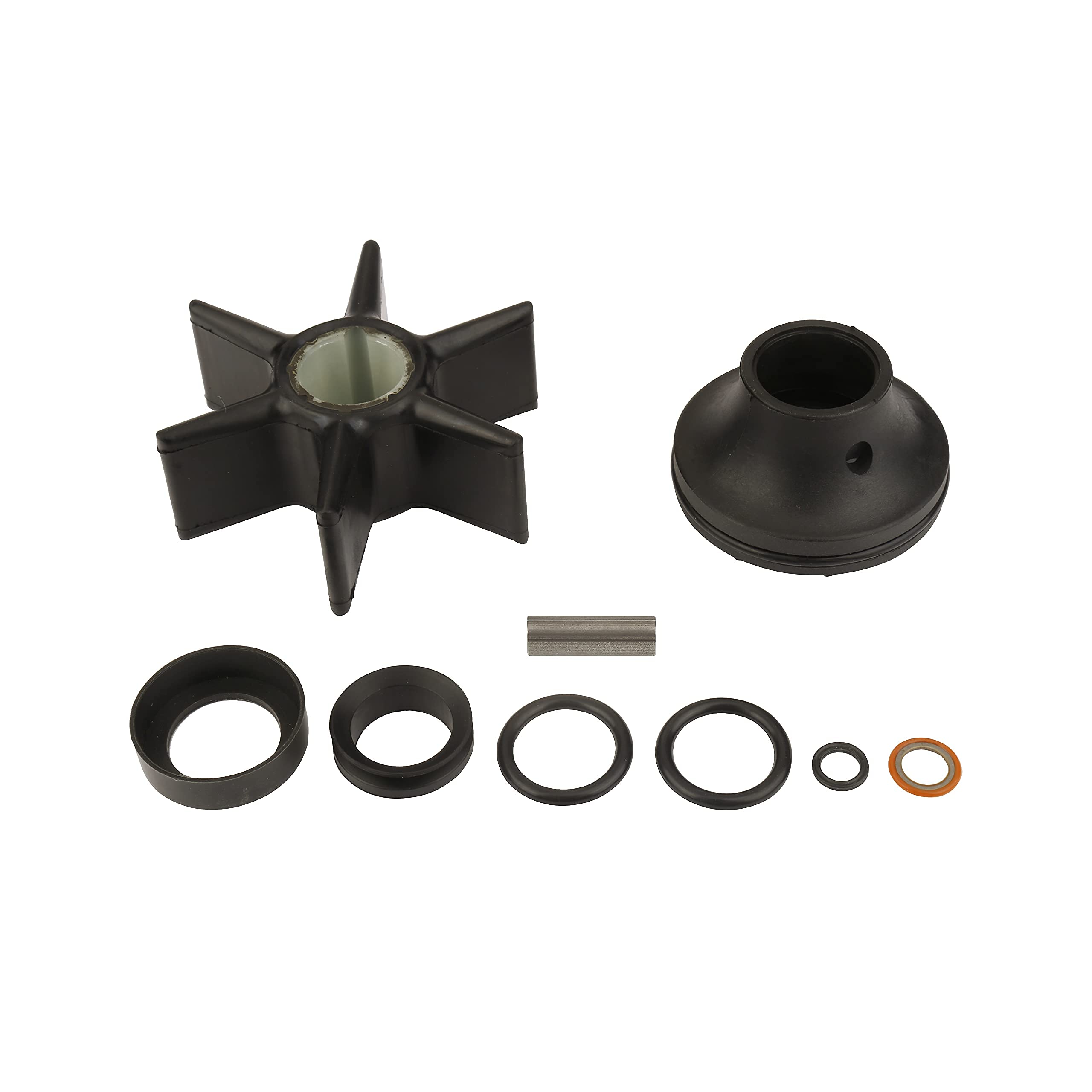 Water Pump Impeller Kit - Compatible with Mercury Marine and Mercruiser - 1991-2021 - Replaces 817275Q05, 817275T4, 18-3147, 9-48315, 12414 - Alpha One Gen 2 Engines - Stern and Vazer Drives  - Very Good