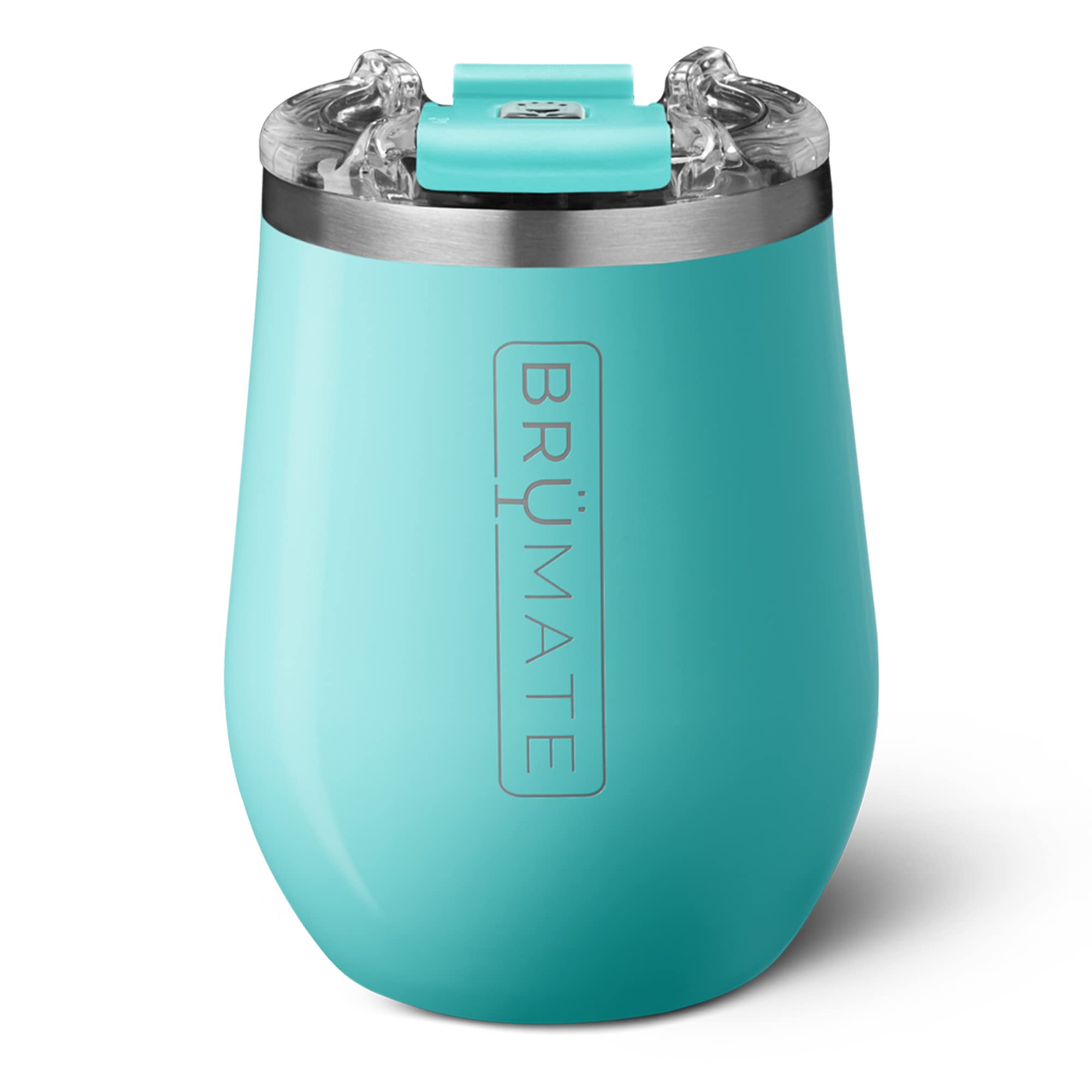 BrüMate Uncork'd XL MÜV - 100% Leak-Proof 14oz Insulated Wine Tumbler with Lid - Vacuum Insulated Stainless Steel  - Like New