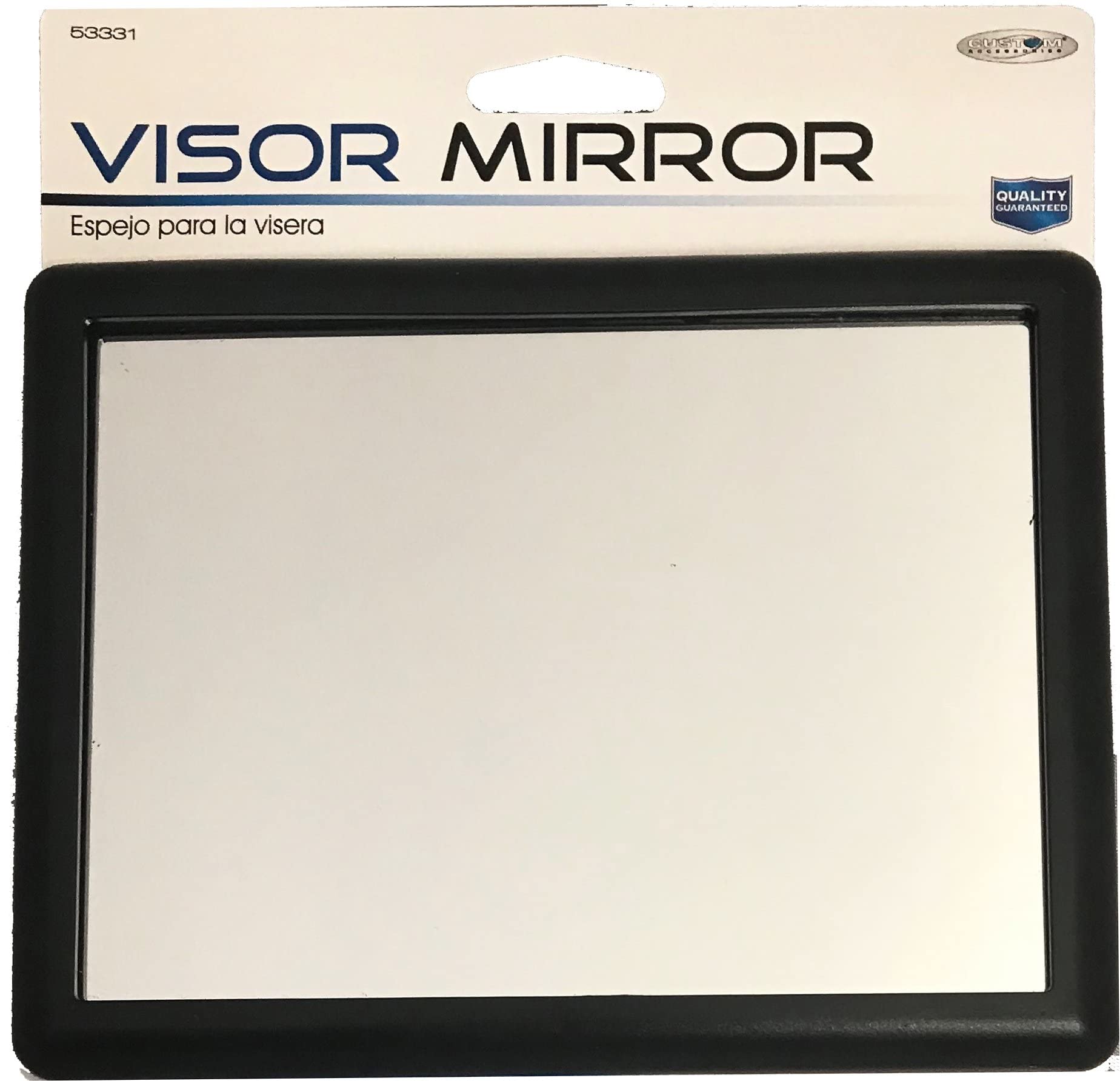 Black Visor Vanity Mirror Pack of 2