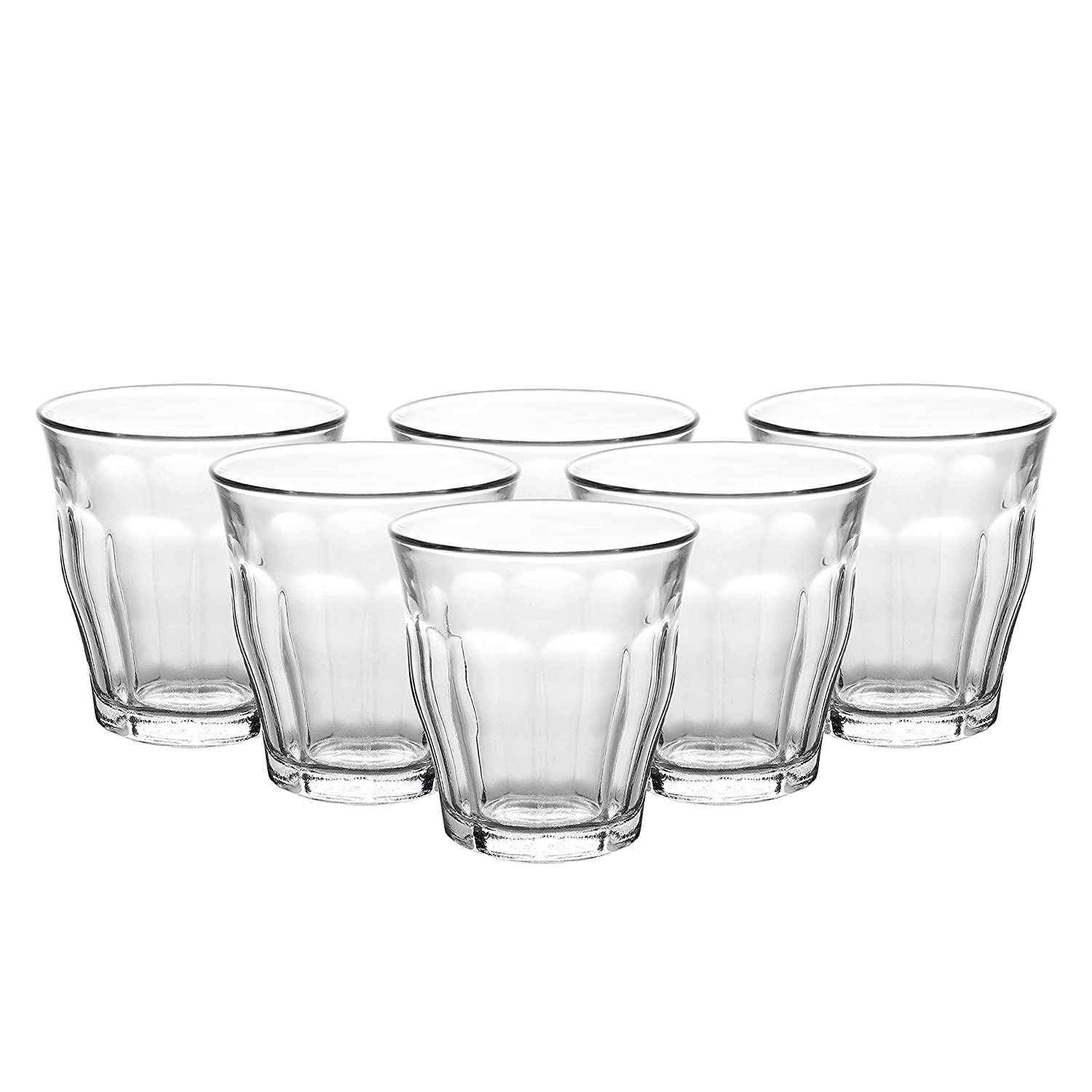 Duralex 13cl Picardie Tumbler Drinking Glasses  - Like New