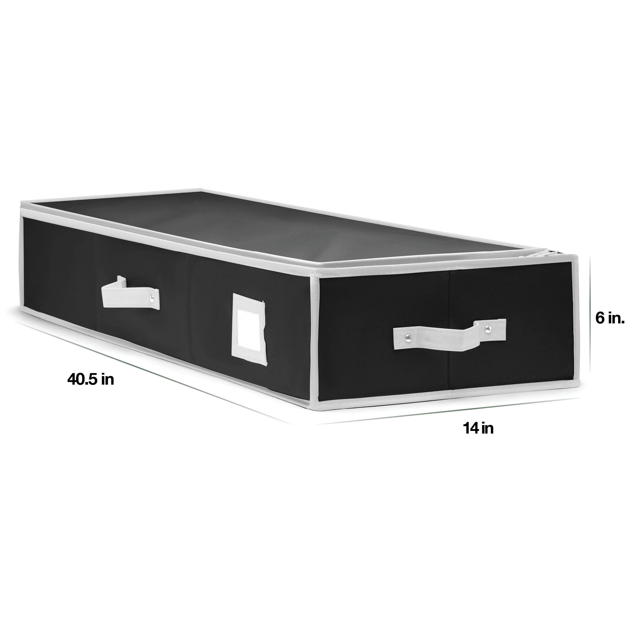 HOMIOR Wrapping Paper Organizer Storage for Christmas Gifts Wrapping Paper (6 Colors) Underbed Storage Container with Interior Pockets, Fits 24 Rolls  - Like New