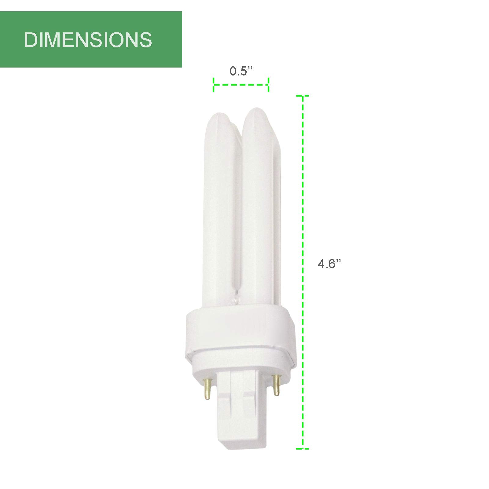 13 Watt CFL Plug-in Light Bulbs