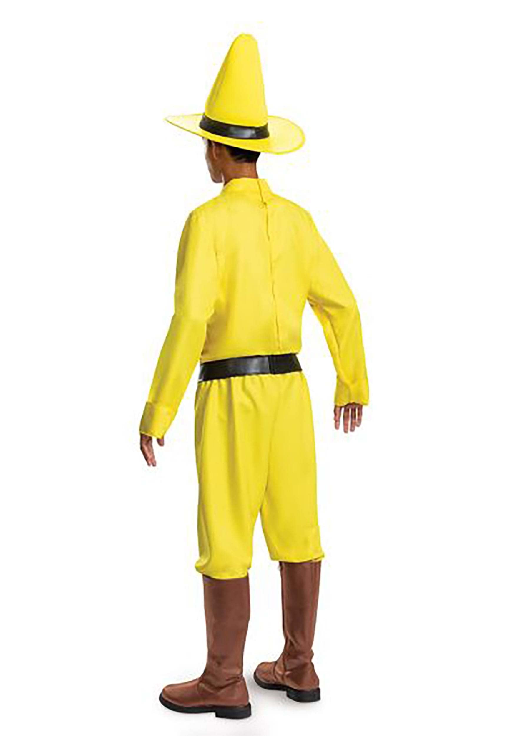 Curious George Adult Person in The Yellow Hat Costume