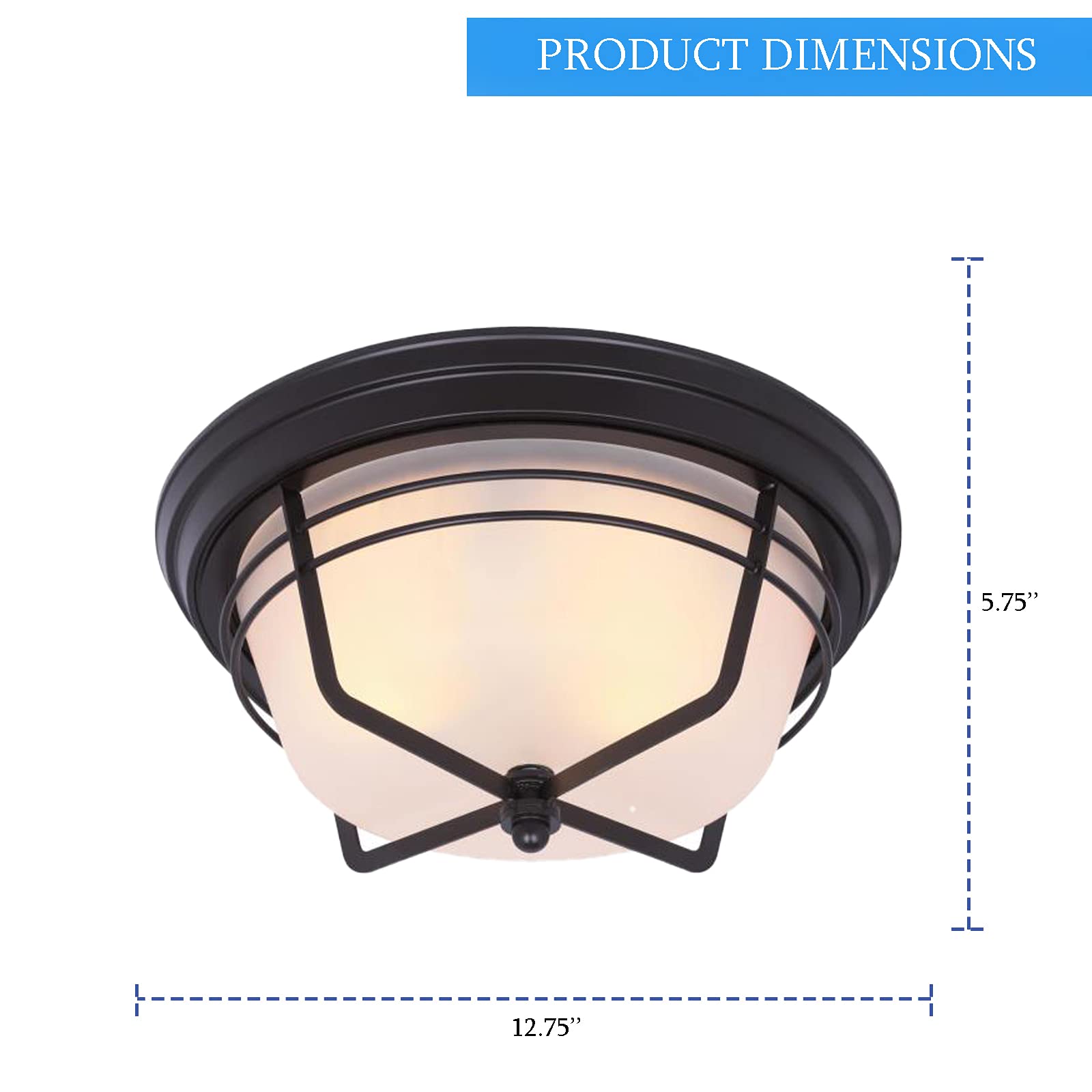 Ciata Lighting Flush Mount Outdoor Fixture  - Like New