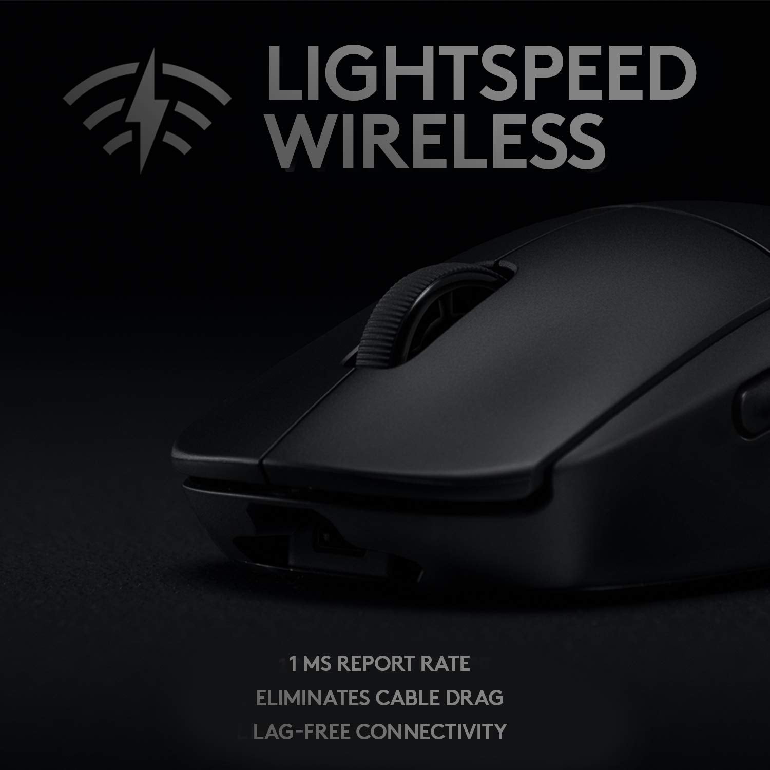 Logitech G Pro Hero LIGHTSYNC RGB Lightspeed Wireless Gaming Mouse 16000DPI  - Like New