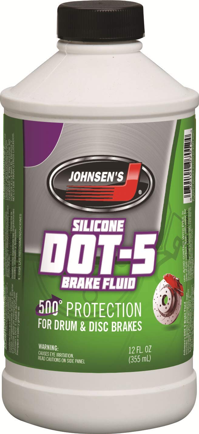 Johnsen's 7012-6-6PK Silicone DOT-5 Brake Fluid - 12 oz., (Pack of 6)  - Like New