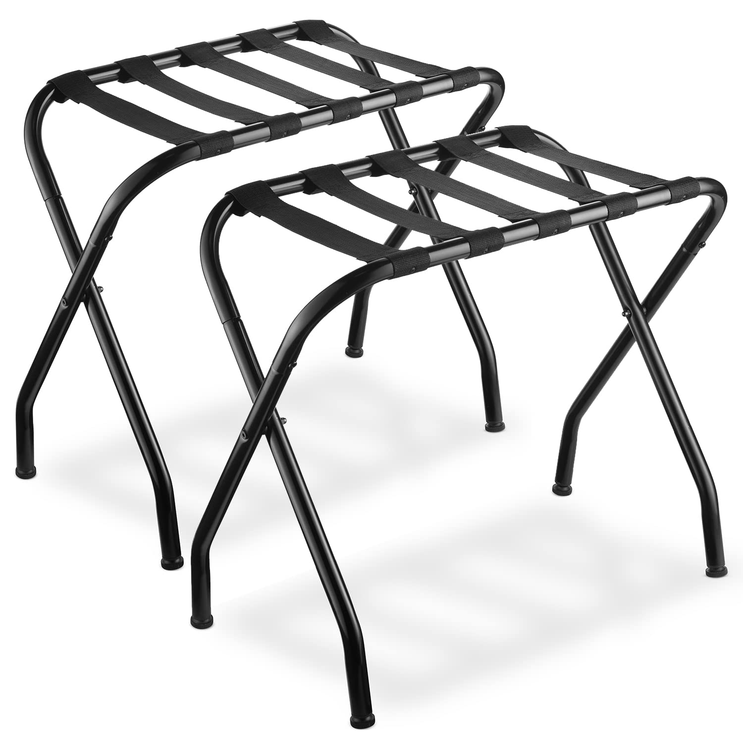 Bartnelli Folding Luggage Rack Collapsible Metal Suitcase Stand  - Like New