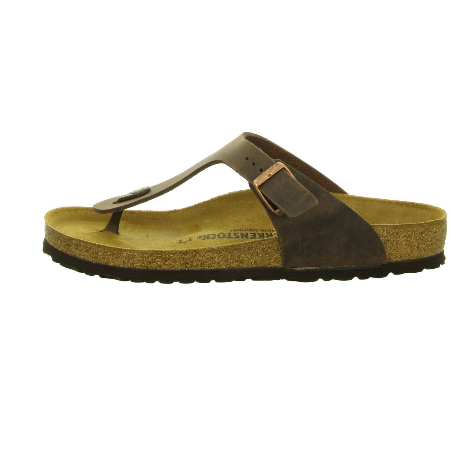 BIRKENSTOCK Gizeh Oiled Leather Habana Oiled Leather 39 (US Women's 8-8.5)