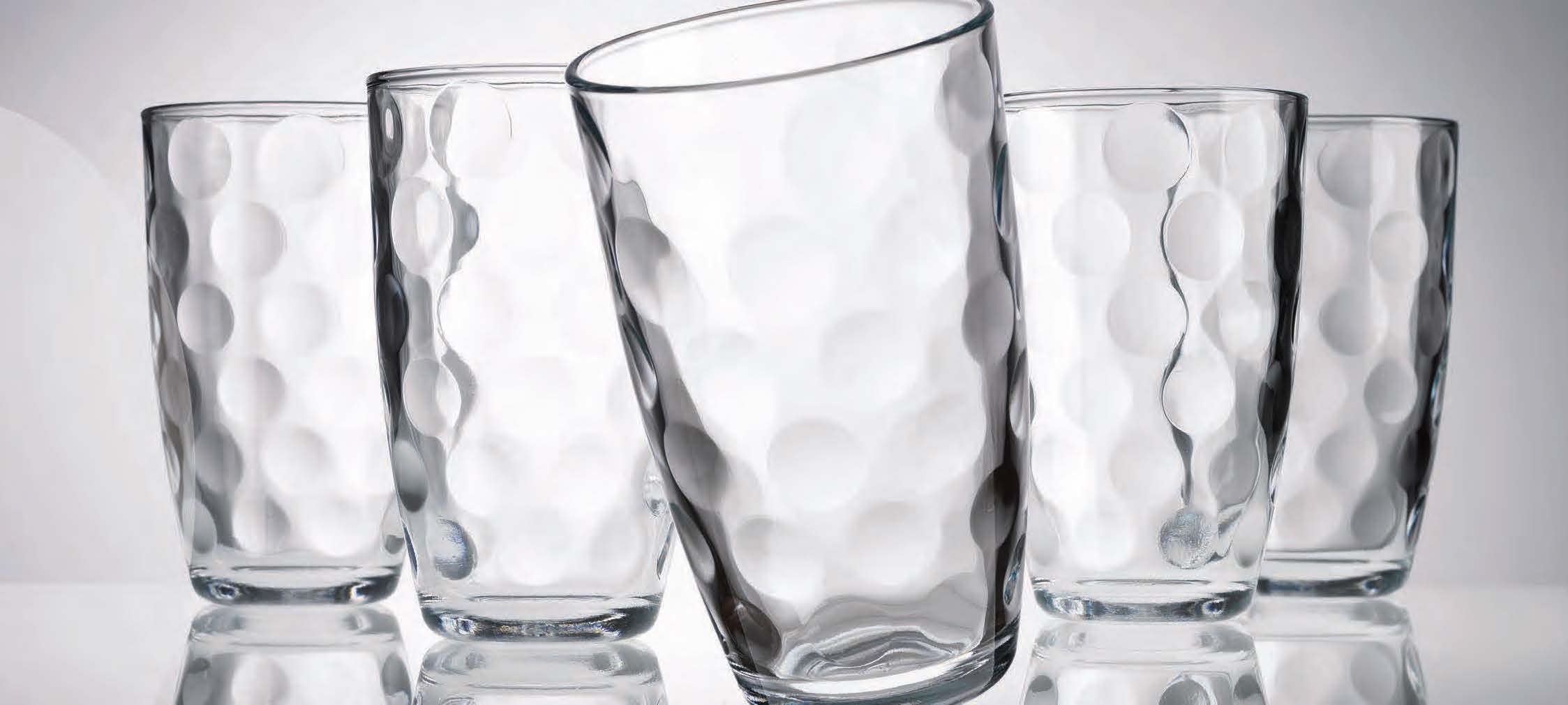 Glaver's Drinking Glasses Sized Glass Cups Sets Tumbler Beverage Set. Collins and Whiskey Glasses for Water, Juice, and Cocktail. Barware and Everyday Home Use.  - Like New