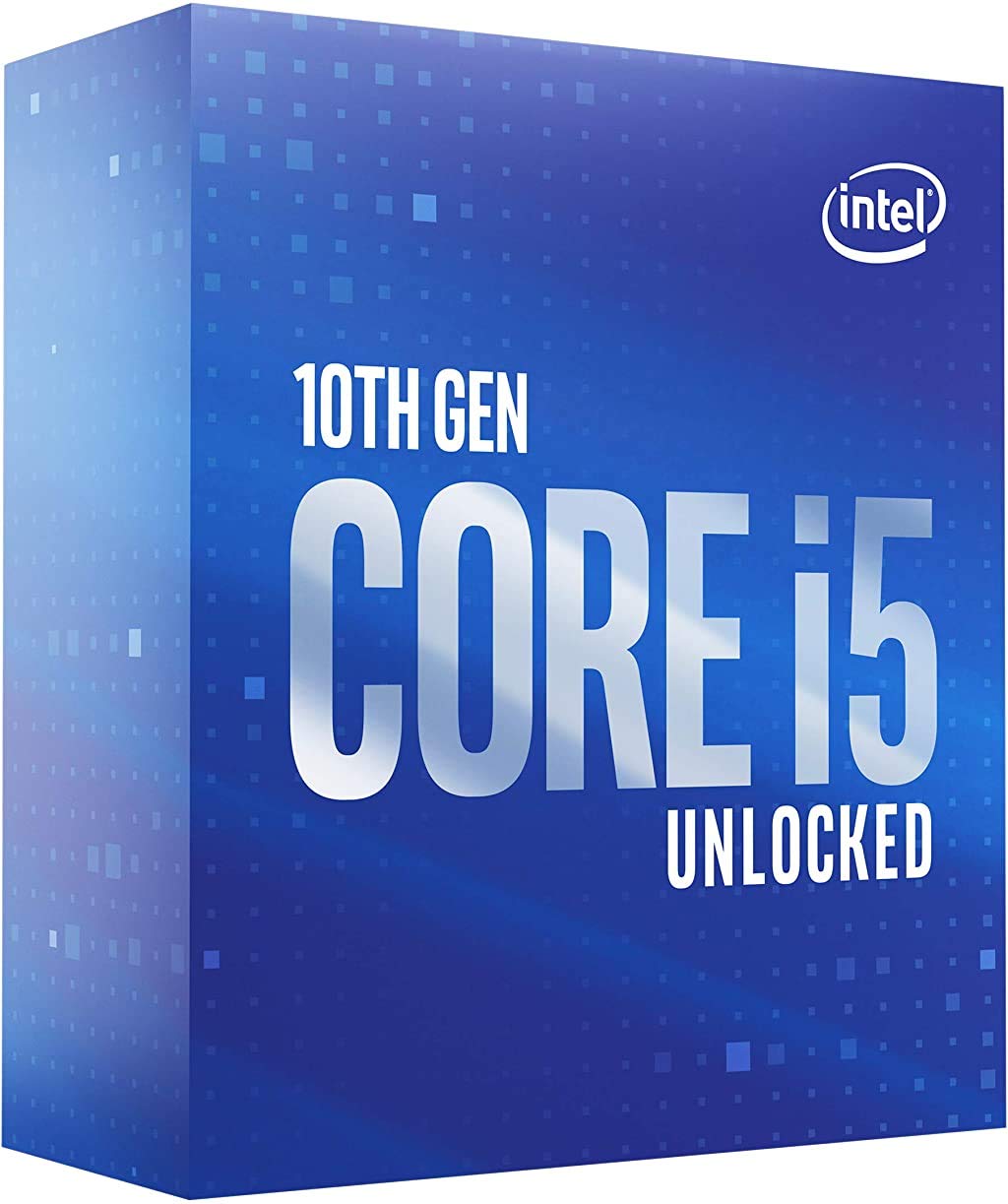 Intel Core i5-10600K Desktop Processor 6 Cores up to 4.8 GHz Unlocked LGA1200 (Intel 400 Series Chipset) 125W  - Like New