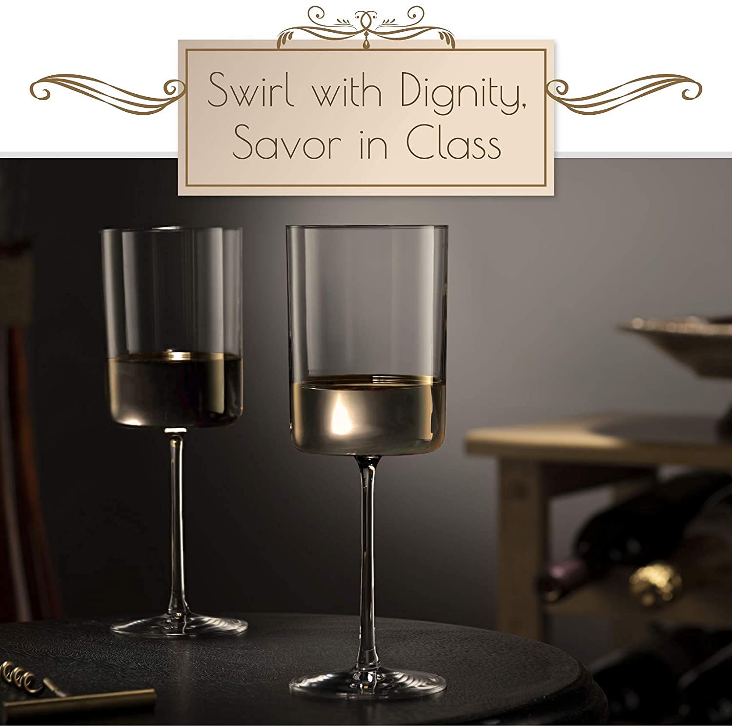 BENETI Square Wine Glasses  - Good