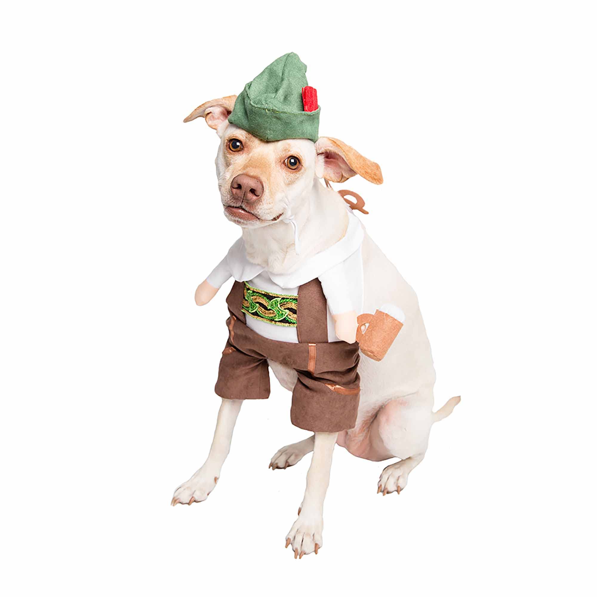 Pet Krewe German Oktoberfest Dog Costume & Cat Costume Medium - Barktoberfest Halloween Dog Costume - Perfect for Halloween, Christmas Holiday, Parties, Photoshoots, Gifts for Dog & Cat Lovers  - Like New