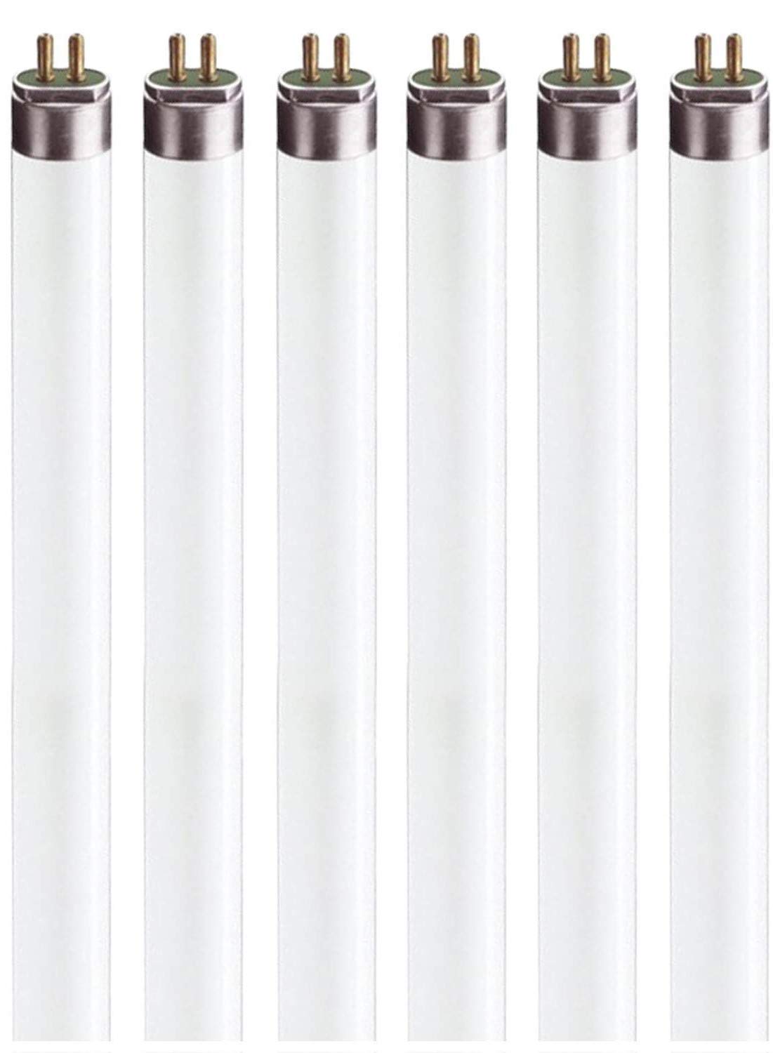 F8T5 Fluorescent Light Bulbs - 12" Under Cabinet Bulb - Cool White 4100k 8 Watt Tube Bulb - Pack of 6