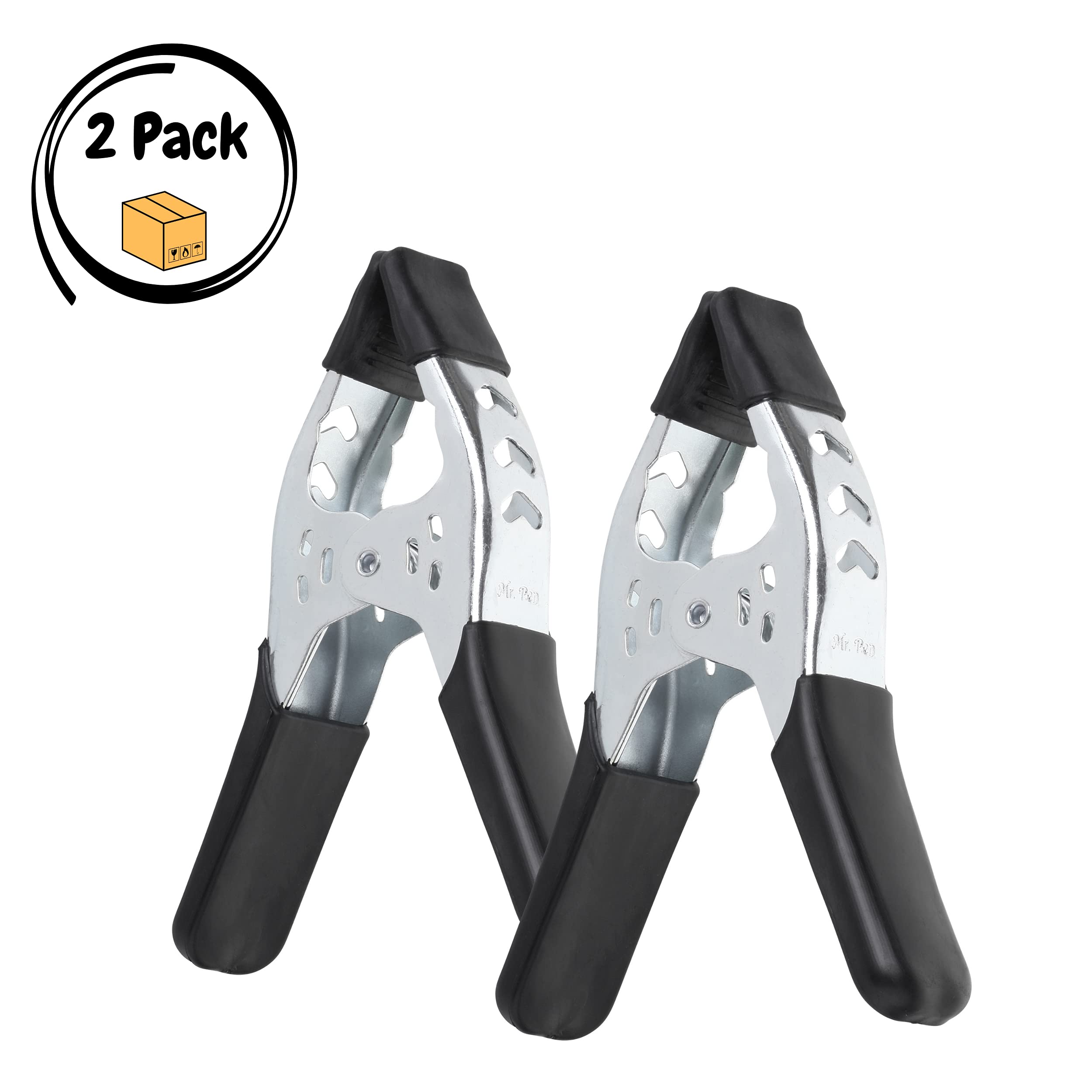 Mr. Pen- Spring Clamps, 2 Pack, 6 Inches, Clamps Heavy Duty, Clamps, Spring Clips, Metal Clamps, Heavy Duty Clamps, Heavy Duty Clasp, Spring Metal Clamps, Heavy Duty Clips Clamp, Hand Clamps  - Like New