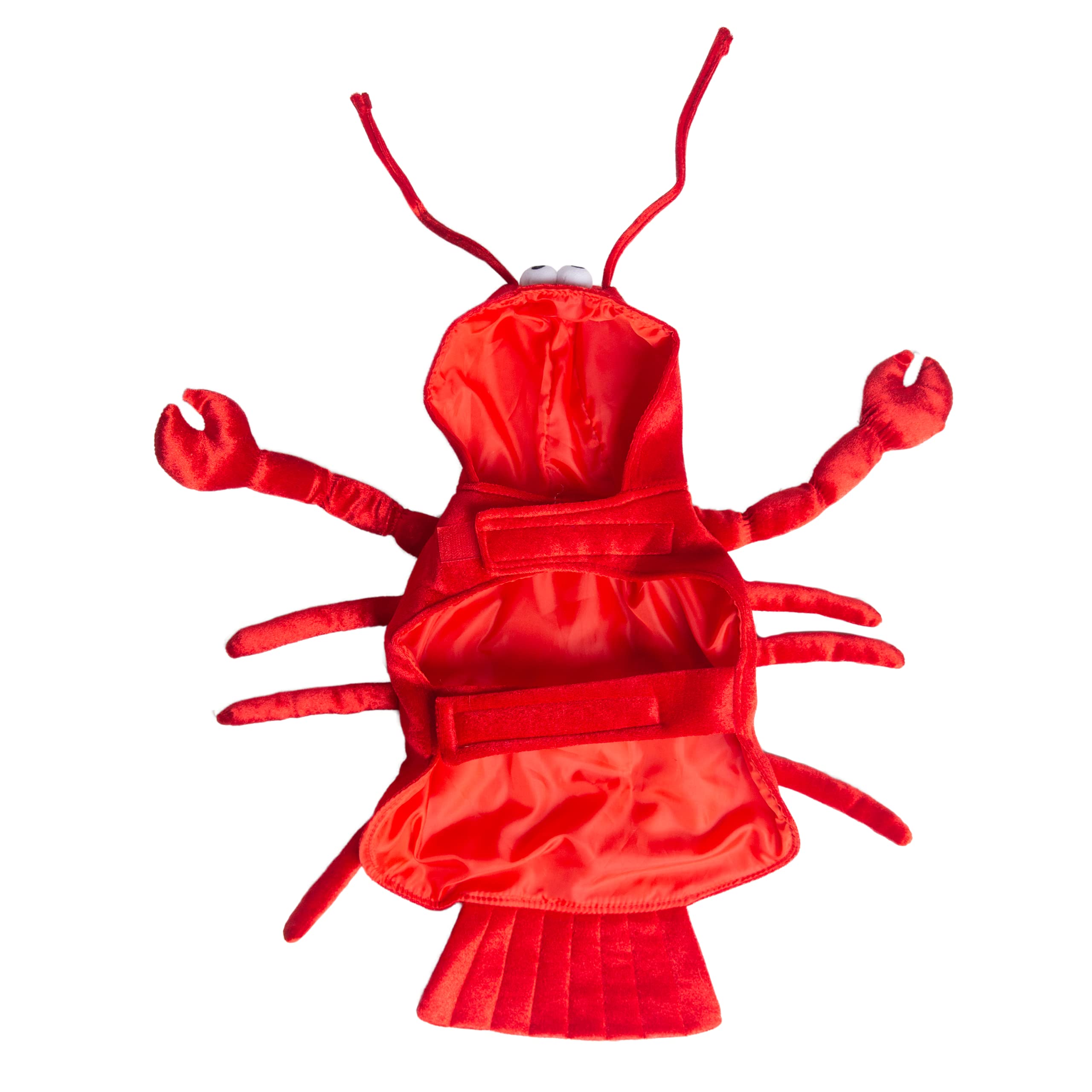 Pet Krewe Dog Lobster Costume | Fish Pet Costume for Dogs 1st Birthday, National Cat Day & Celebrations | Halloween Outfit for Small, Medium, Large & XL Cats & Dogs  - Like New