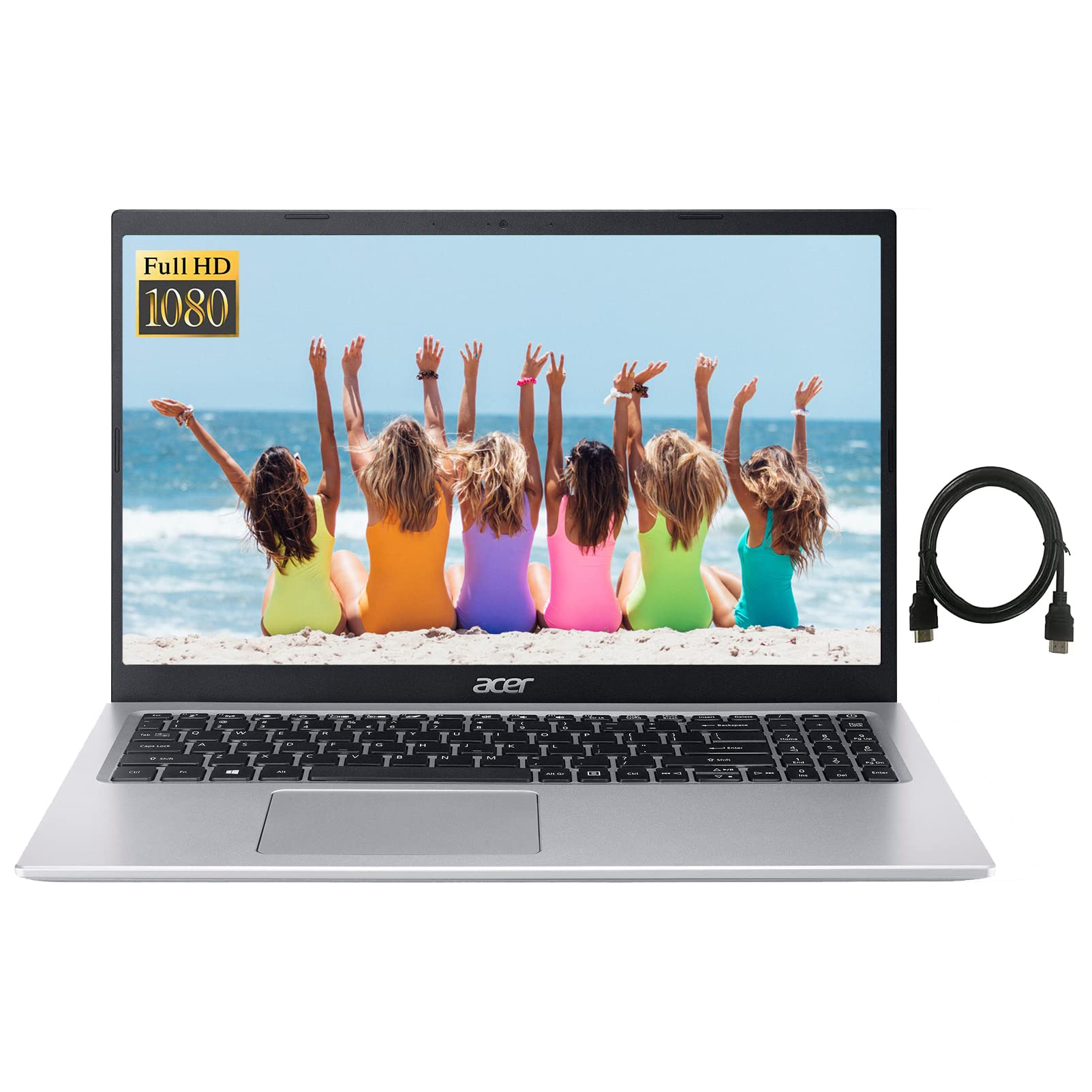 Acer Aspire 5 Slim Laptop | 15.6" Full HD IPS Display | 11th Gen Intel i3-1115G4 Processor (Beat i5-1030G7) | Intel UHD Graphics | 8GB RAM | 256GB SSD | Windows 11 Home in S Mode | TWE HDMI Cable  - Very Good
