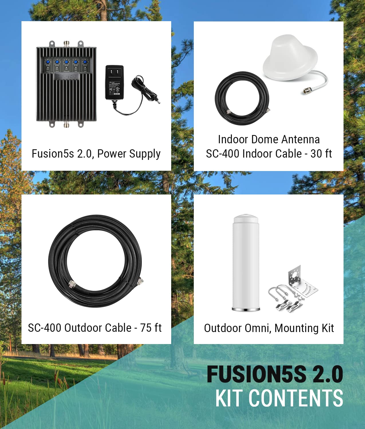 SureCall Fusion5s Cell Phone Signal Booster  - Like New