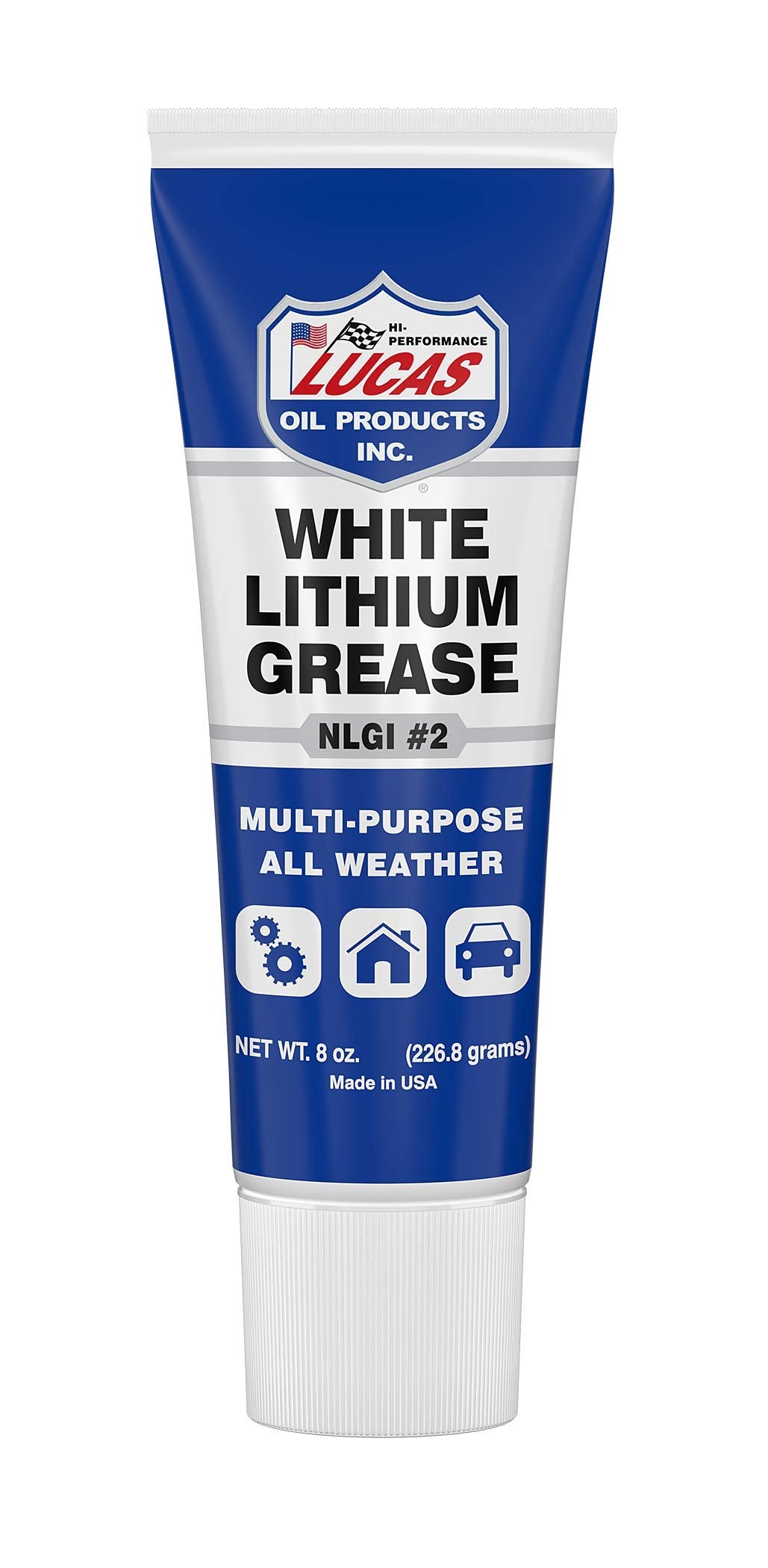 Lucas Oil 10533 White Lithium Grease - 8 Ounce (Pack of 12)
